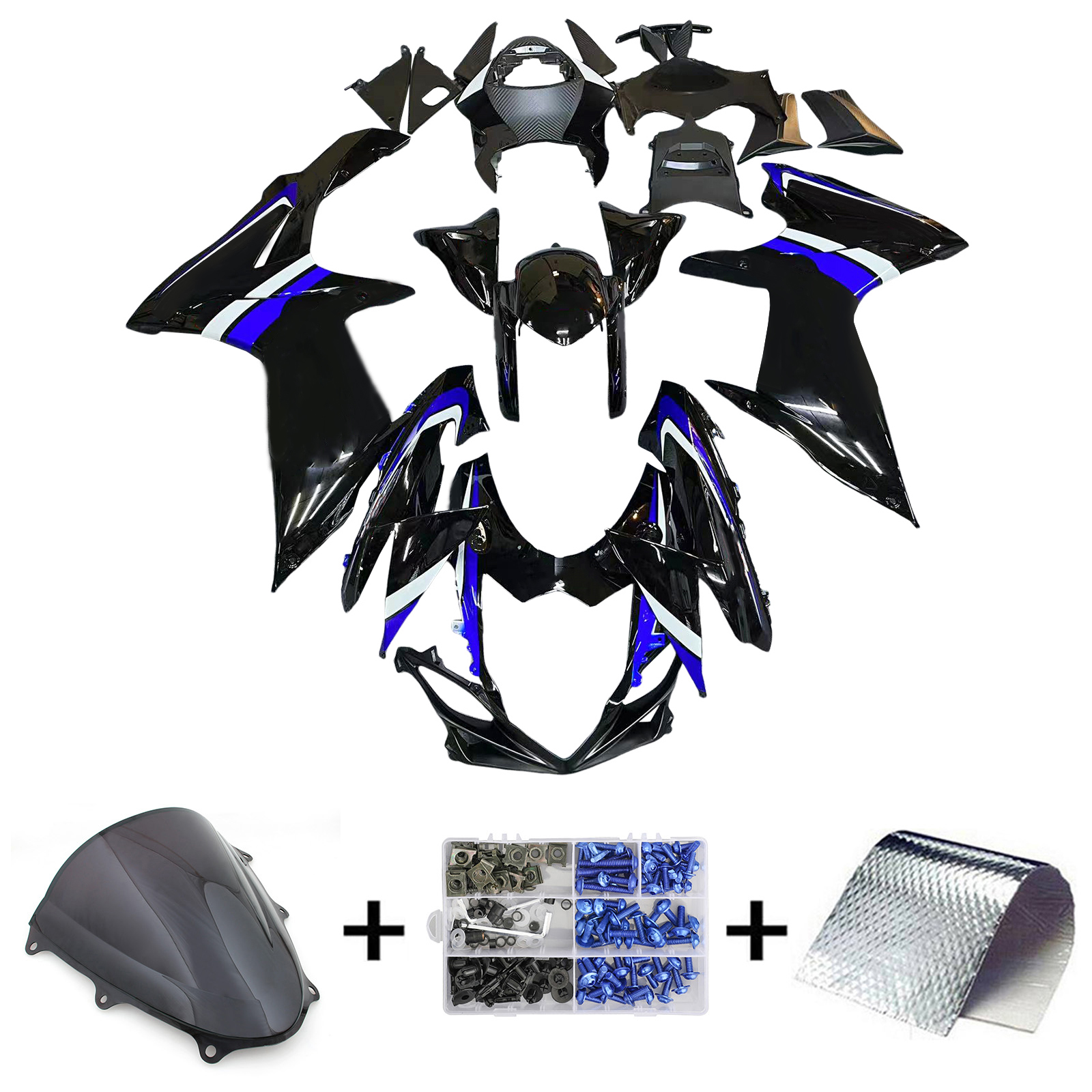 2011-2024 Suzuki GSXR600 GSXR750 GSXR 600/750 K11 Injection Fairing Kit Bodywork Plastic ABS Amotopart Fairing #161