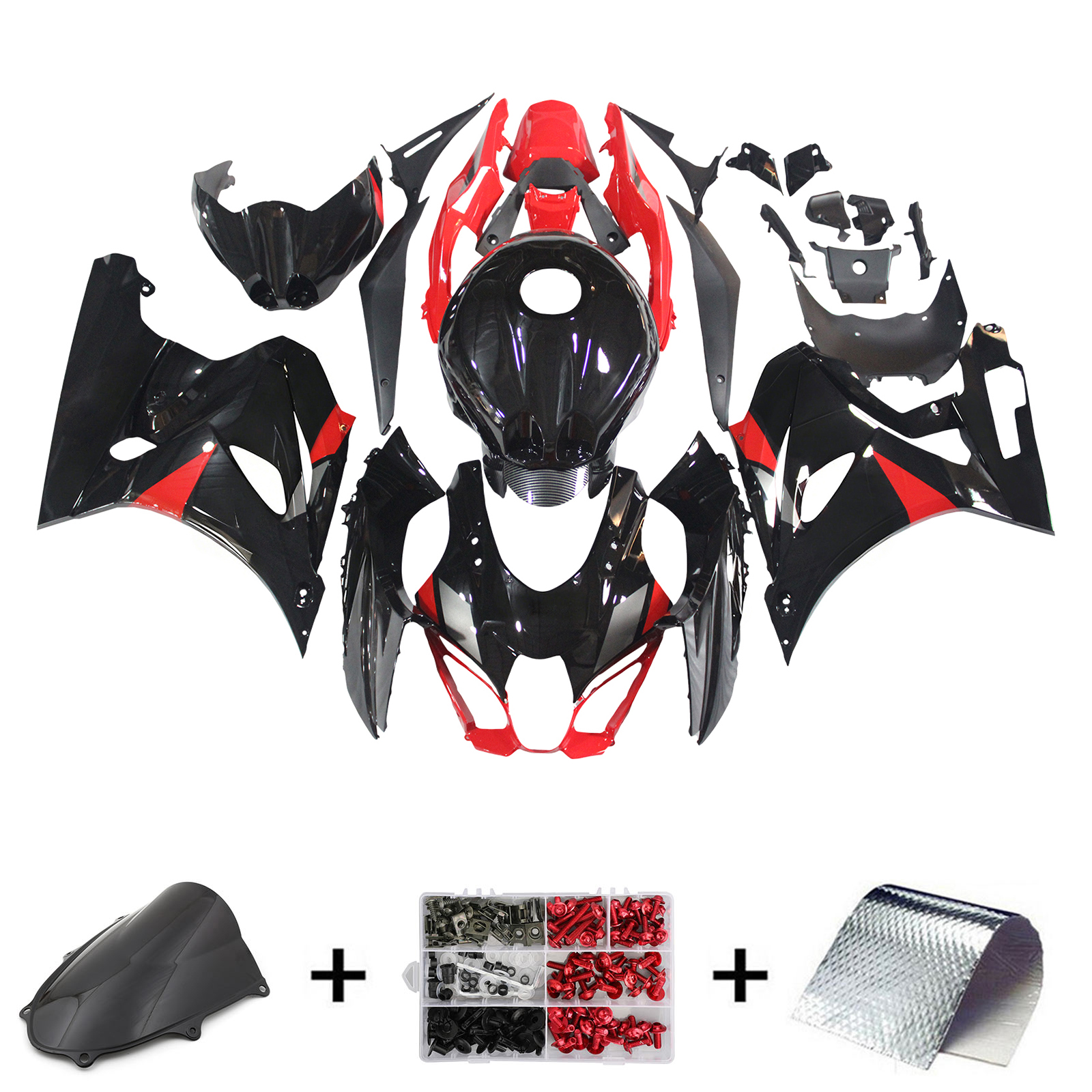 2017-2024 Suzuki GSXR1000 K17 Injection Fairing Kit Bodywork Plastic ABS Amotopart Fairing #147