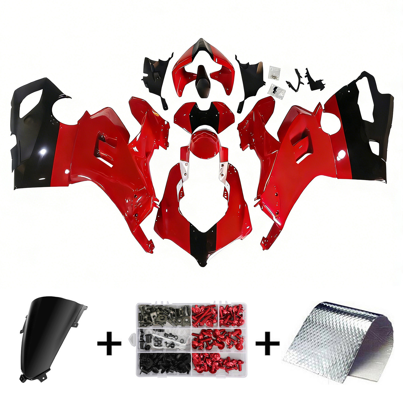 2020-2021 Ducati Panigale V4/V4S / 2019-2022 V4SP/V4R Injection Fairing Kit Bodywork Plastic ABS Amotopart Fairing #129