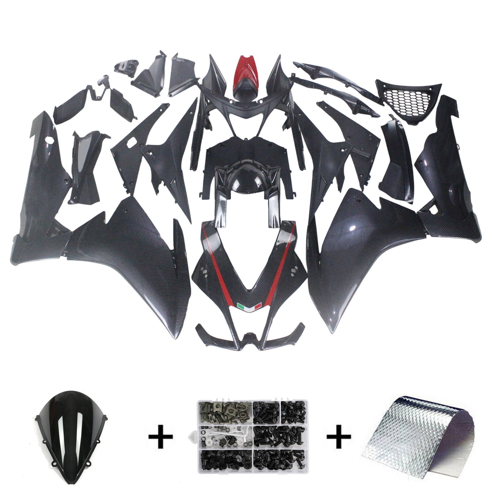 2009-2015 Aprilia RSV4 1000 Injection Fairing Kit Bodywork Plastic ABS Amotopart Fairing #128