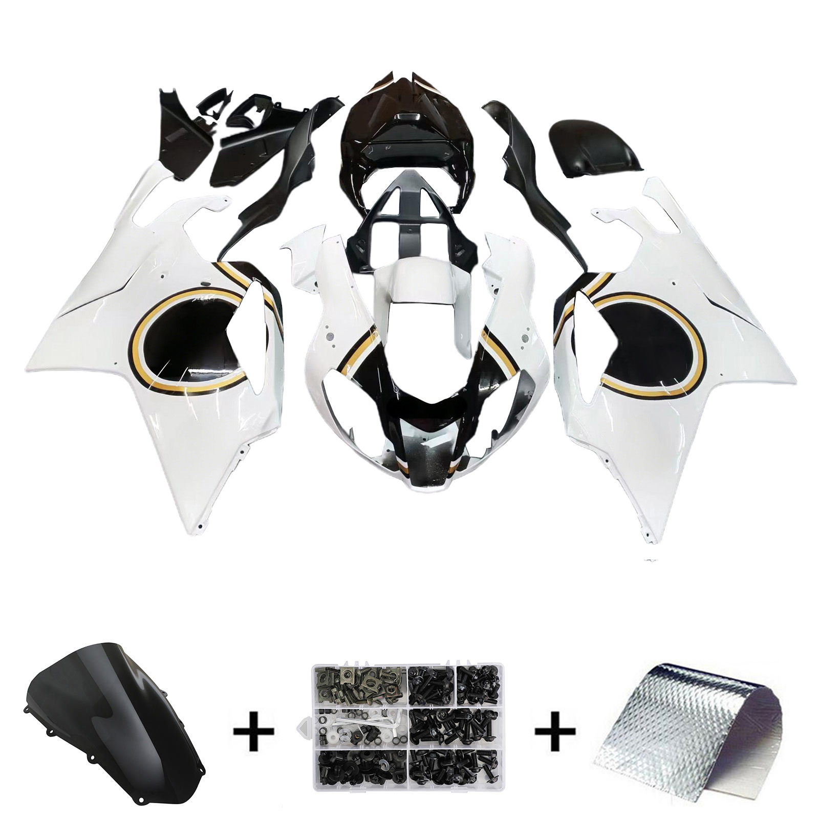 2003-2006 Aprilia RSV1000 Injection Fairing Kit Bodywork Plastic Amotopart Fairing #114
