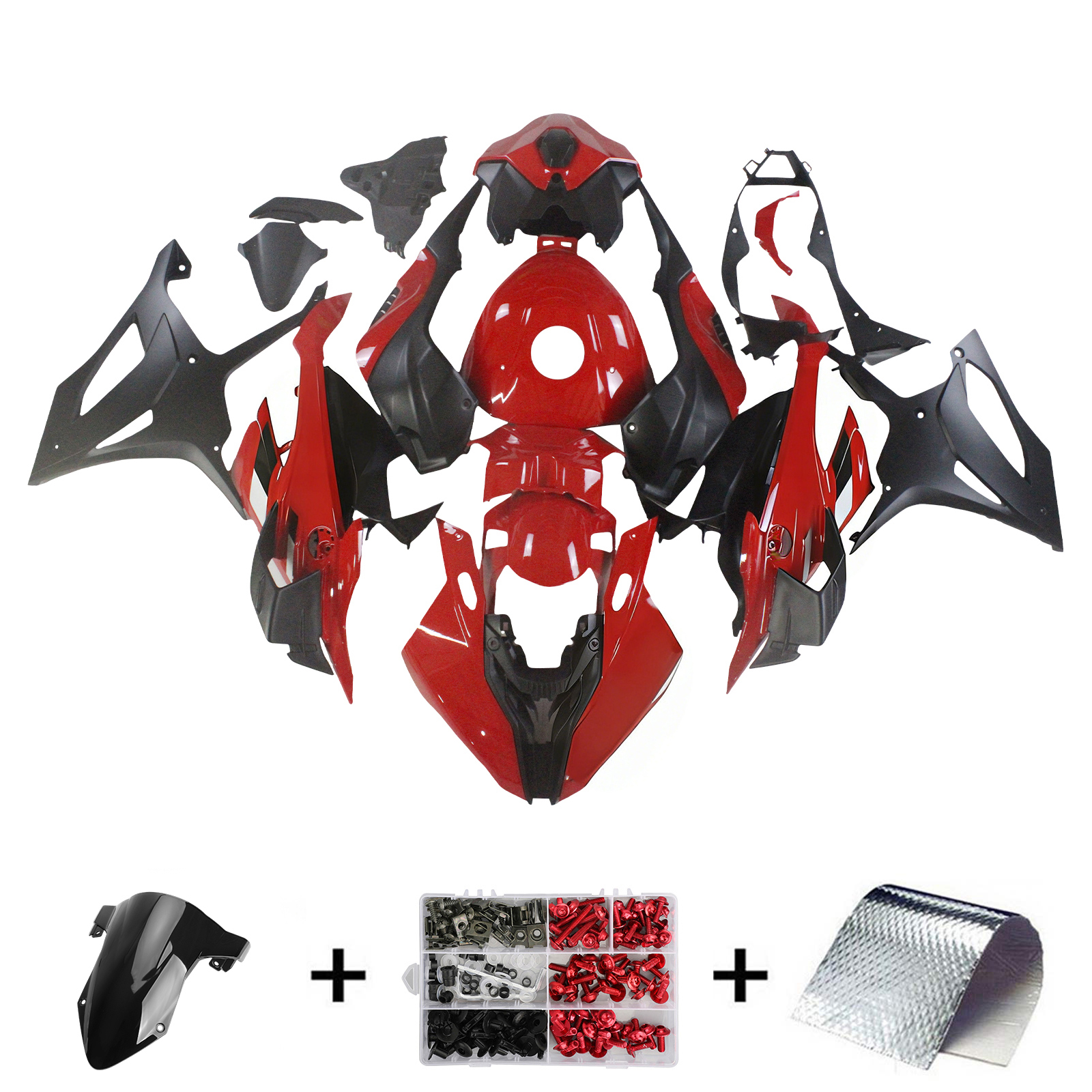 2023-2024 BMW S1000RR Injection Fairing Kit Bodywork Plastic ABS Amotopart Fairing #107