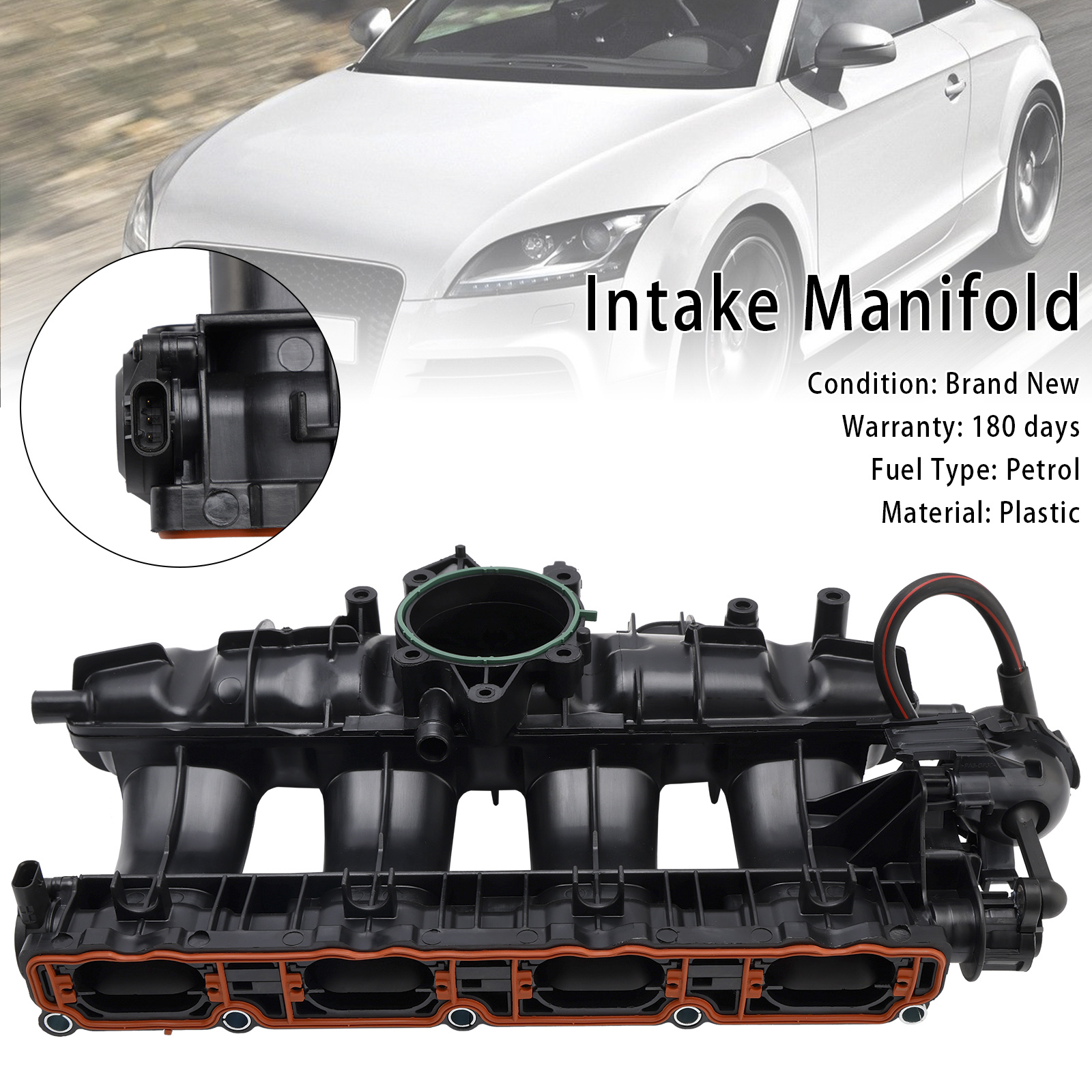 2008-2016 VW Scirocco 137 Coupe 2.0 Air Inlet Intake Manifold 06J133201BD Generic