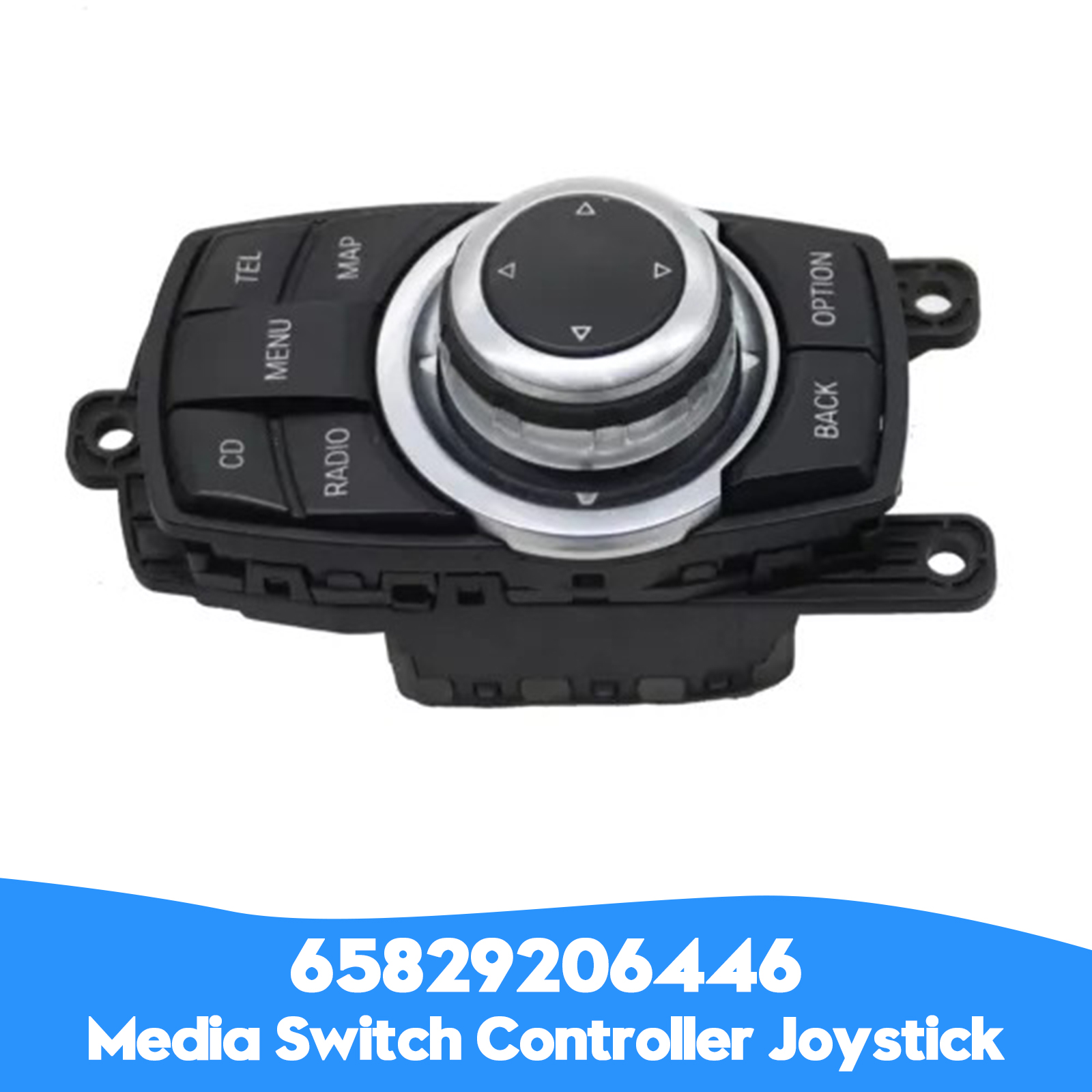 2007-2017 BMW F07 F10 F01 F02 F25 10pin Media Switch Controller Joystick 65829206446 Generic