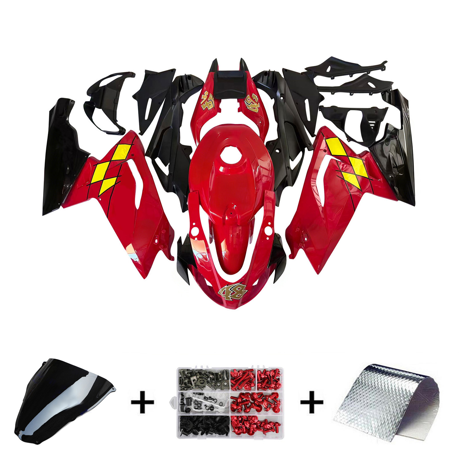 2006-2011 Aprilia RS125 Injection Fairing Kit Bodywork Plastic ABS Amotopart Fairing #120