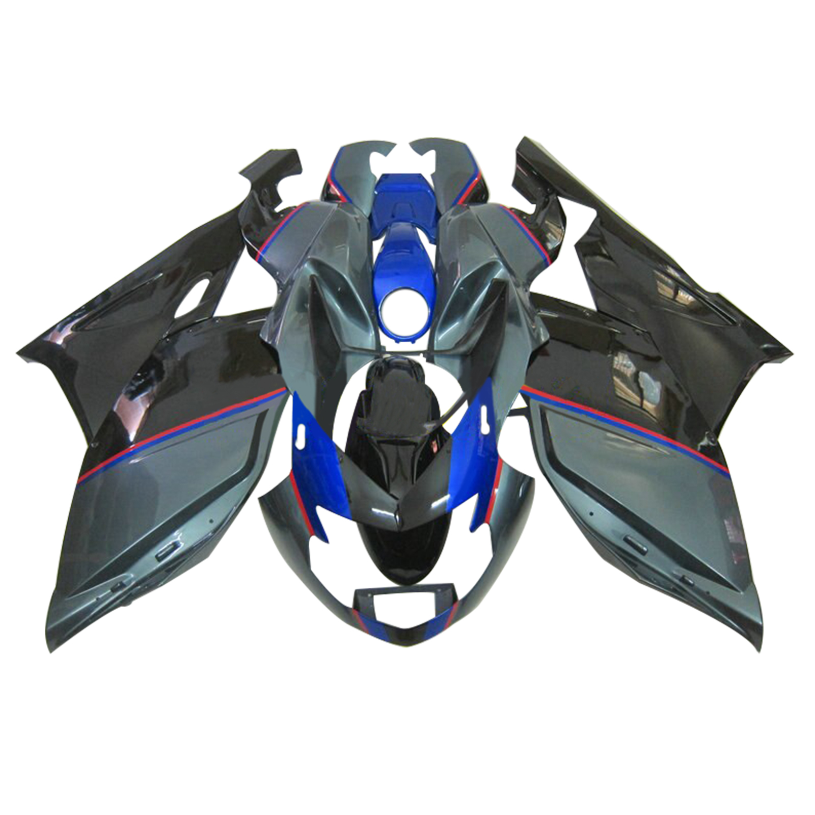 2005-2010 BMW K1200S Injection Fairing Kit Bodywork Plastic ABS Amotopart Fairing #119 2005-2010 BMW K1200S Injection Fairing Kit Bodywork Plastic ABS Amotopart Fairing #119