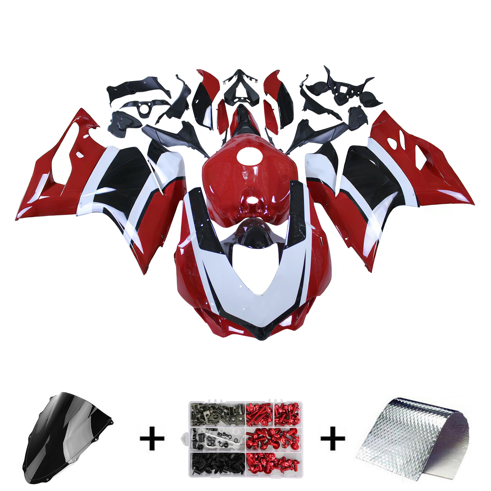 2015-2020 Ducati 1299 959 Injection Fairing Kit Bodywork Plastic ABS Amotopart Fairing #105