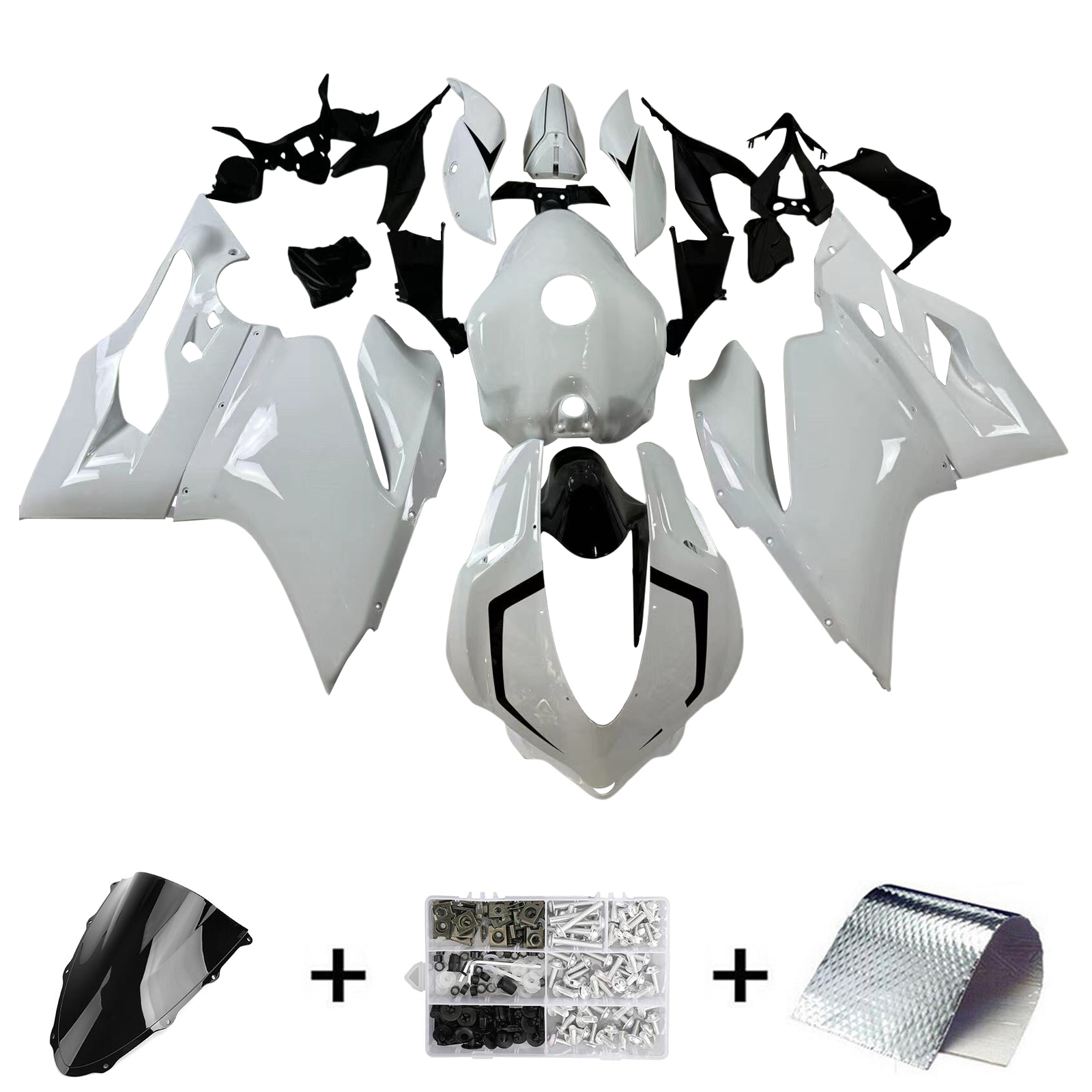 2015-2020 Ducati 1299 959 Injection Fairing Kit Bodywork Plastic ABS Amotopart Fairing #121