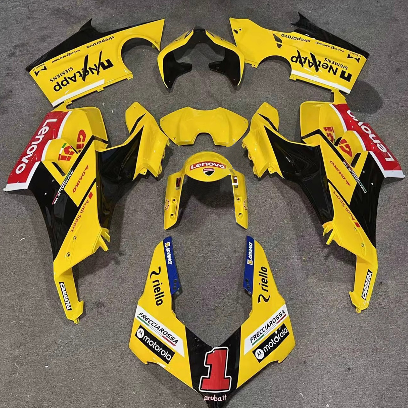2023-2024 Ducati Panigale V4/V4S 22-24 V4SP/V4R Injection Fairing Kit Bodywork Plastic ABS Amotopart Fairing #109