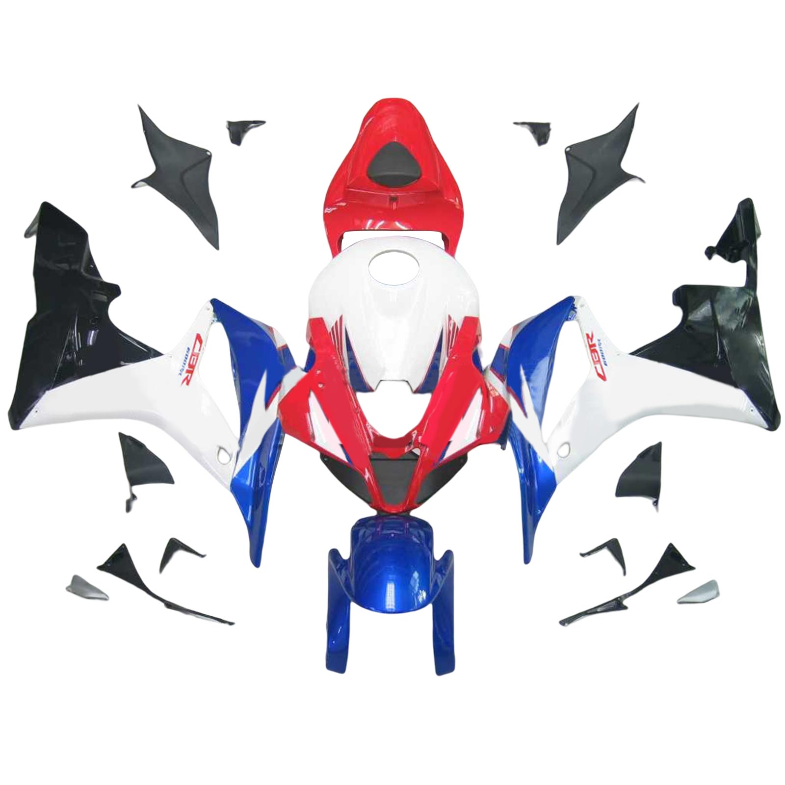 2007-2008 Honda CBR600RR F5 Injection Fairing Kit Bodywork Plastic ABS Amotopart Fairing #123