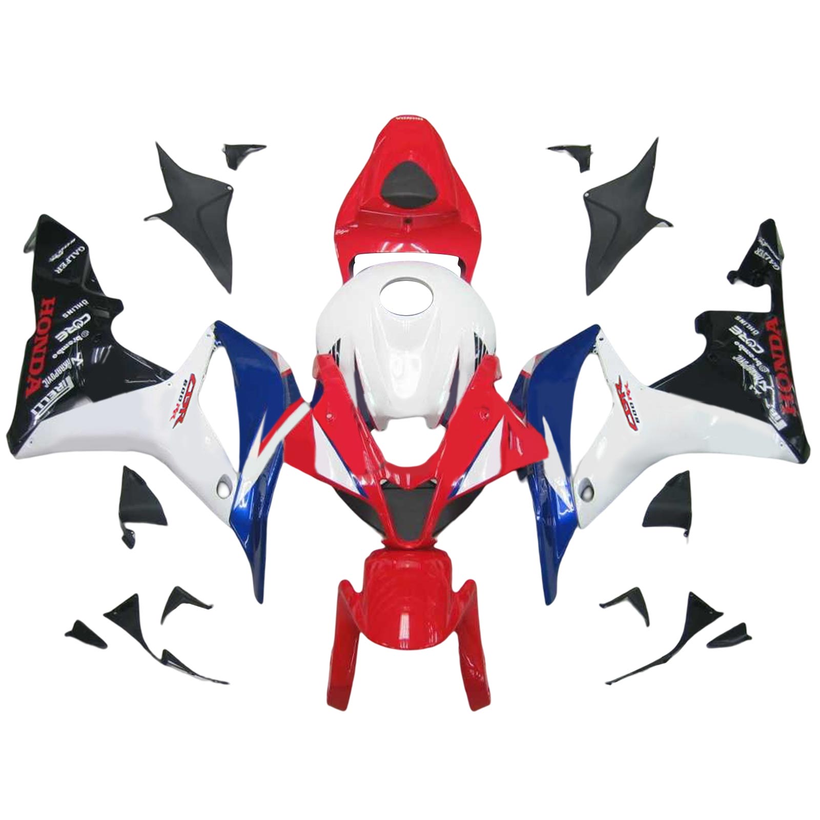 2007-2008 Honda CBR600RR F5 Injection Fairing Kit Bodywork Plastic ABS Amotopart Fairing #127
