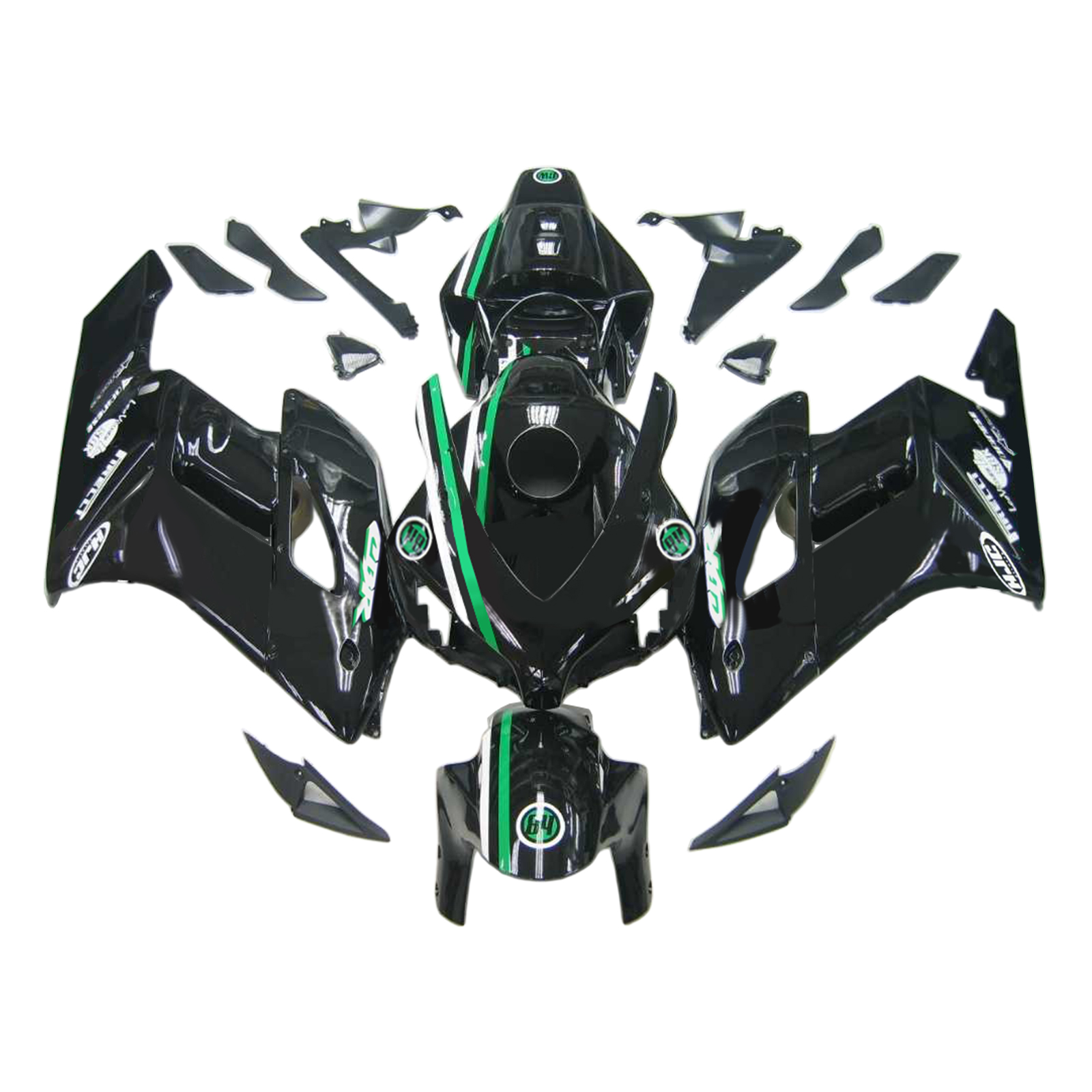 2004-2005 Honda CBR1000RR Injection Fairing Kit Bodywork Plastic ABS Amotopart Fairing #121