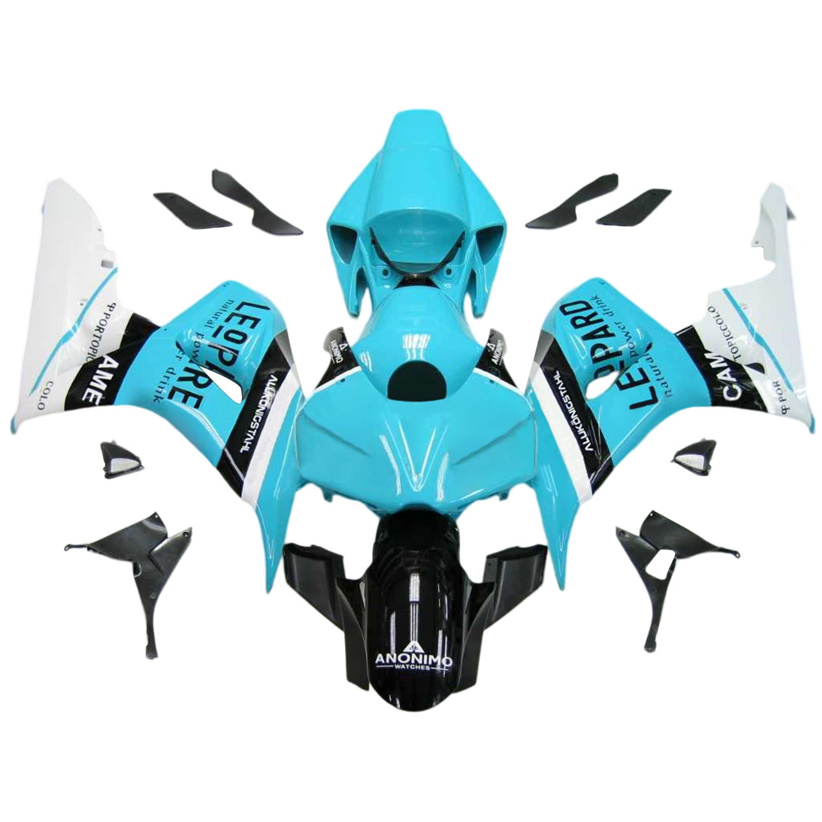 2006-2007 Honda CBR1000RR Injection Fairing Kit Bodywork Plastic ABS Amotopart Fairing #143