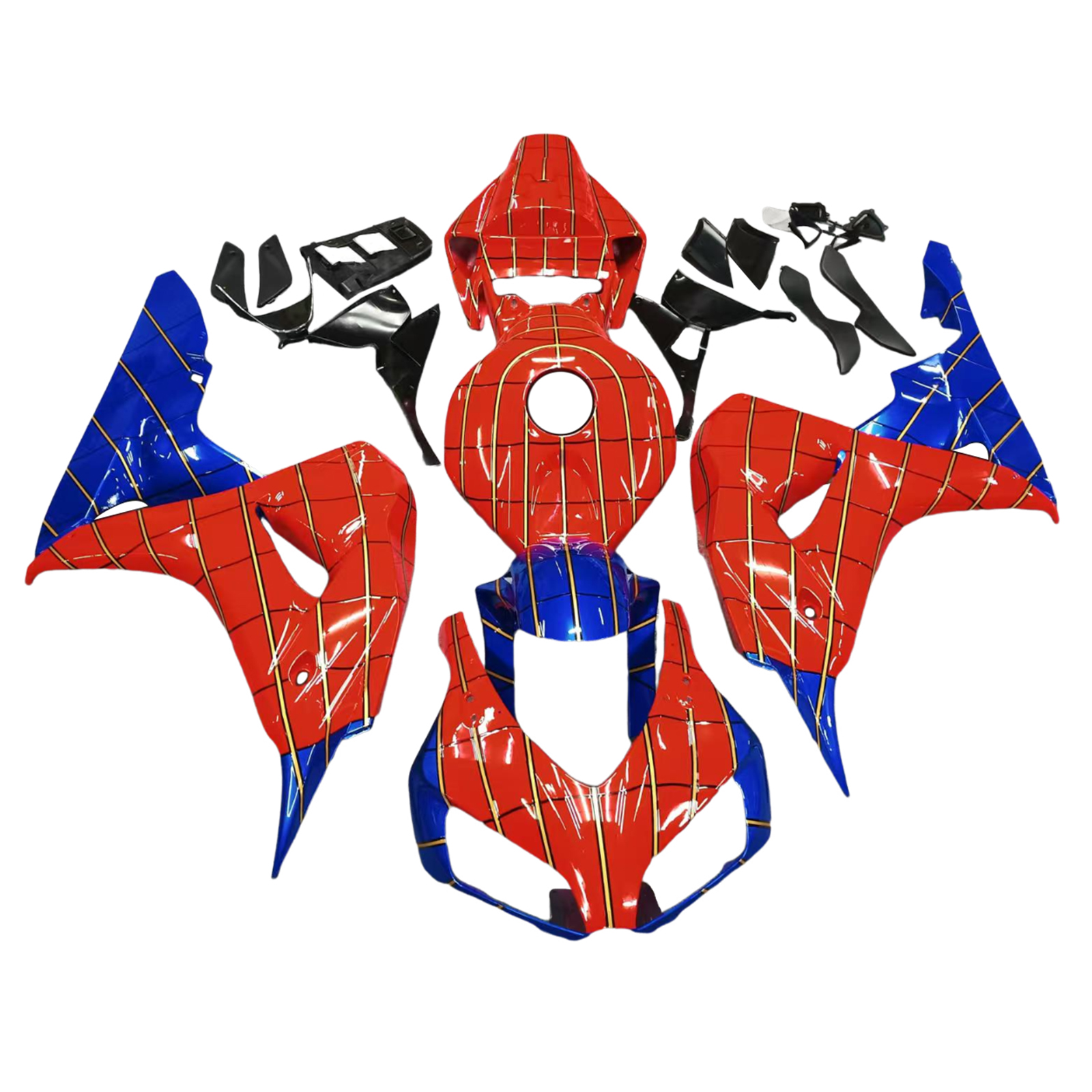 2006-2007 Honda CBR1000RR Injection Fairing Kit Bodywork Plastic ABS Amotopart Fairing #178