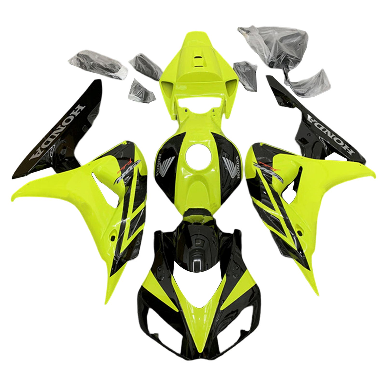 2006-2007 Honda CBR1000RR Injection Fairing Kit Bodywork Plastic ABS Amotopart Fairing #197