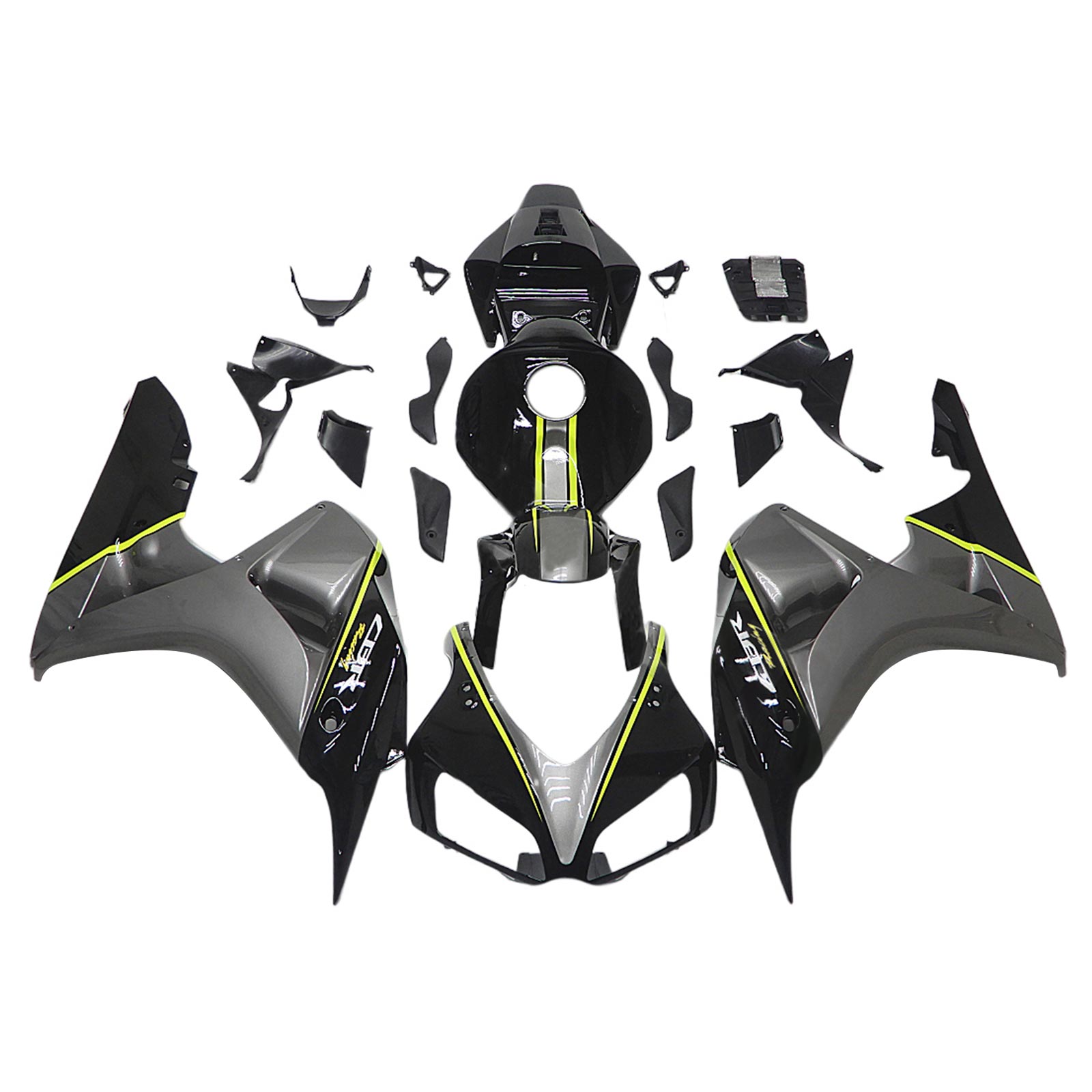 2006-2007 Honda CBR1000RR Injection Fairing Kit Bodywork Plastic ABS Amotopart Fairing #215 2006-2007 Honda CBR1000RR Injection Fairing Kit Bodywork Plastic ABS Amotopart Fairing #215