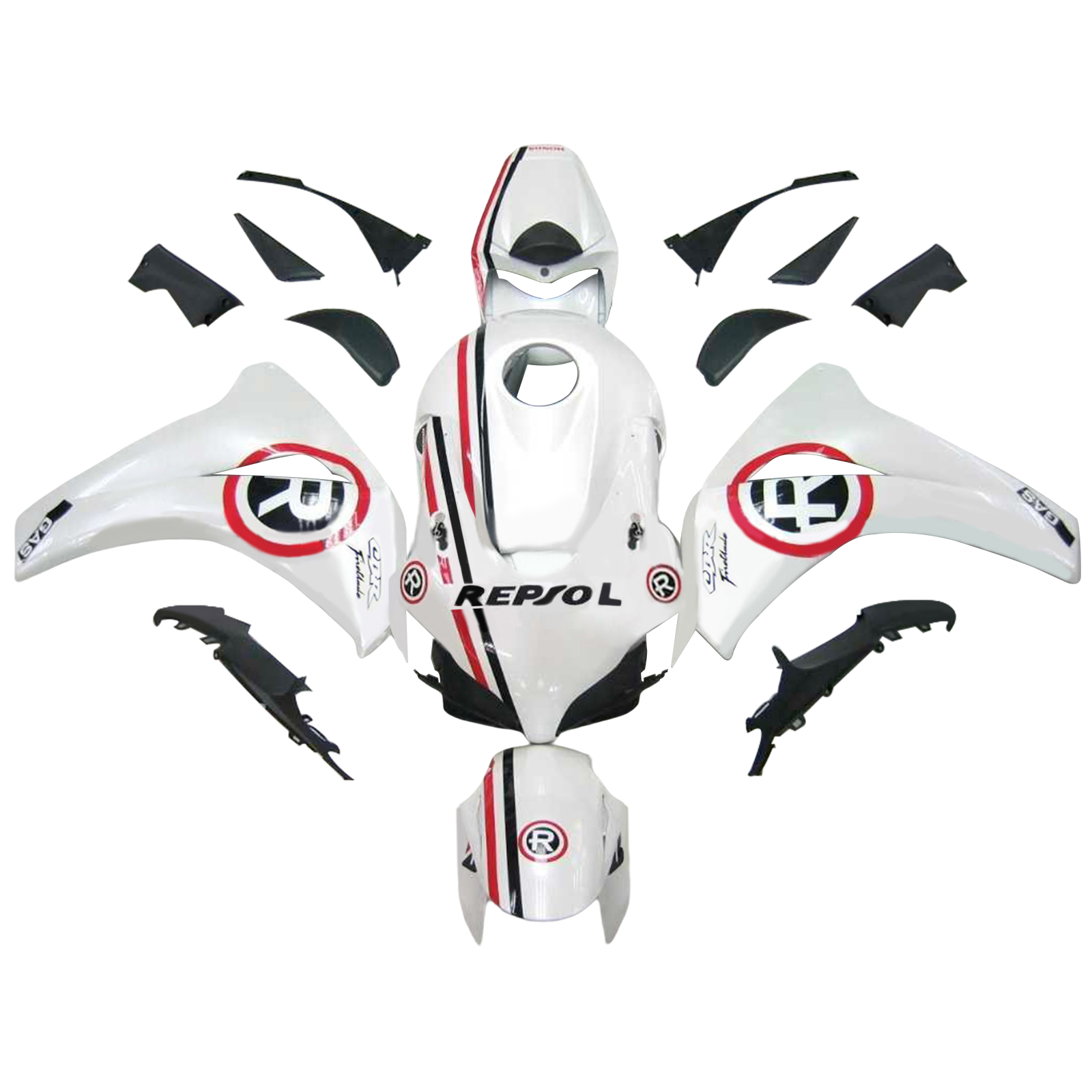 2008-2011 Honda CBR1000RR Injection Fairing Kit Bodywork Plastic ABS Amotopart Fairing #110