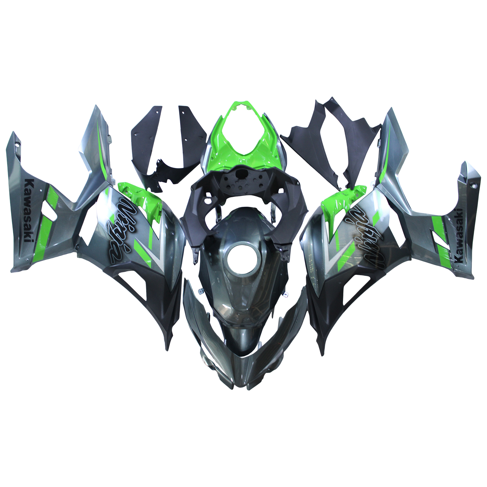 2018-2024 Kawasaki EX400 Ninja400 Injection Fairing Kit Bodywork Plastic ABS Amotopart Fairing #143 2018-2024 Kawasaki EX400 Ninja400 Injection Fairing Kit Bodywork Plastic ABS Amotopart Fairing #143