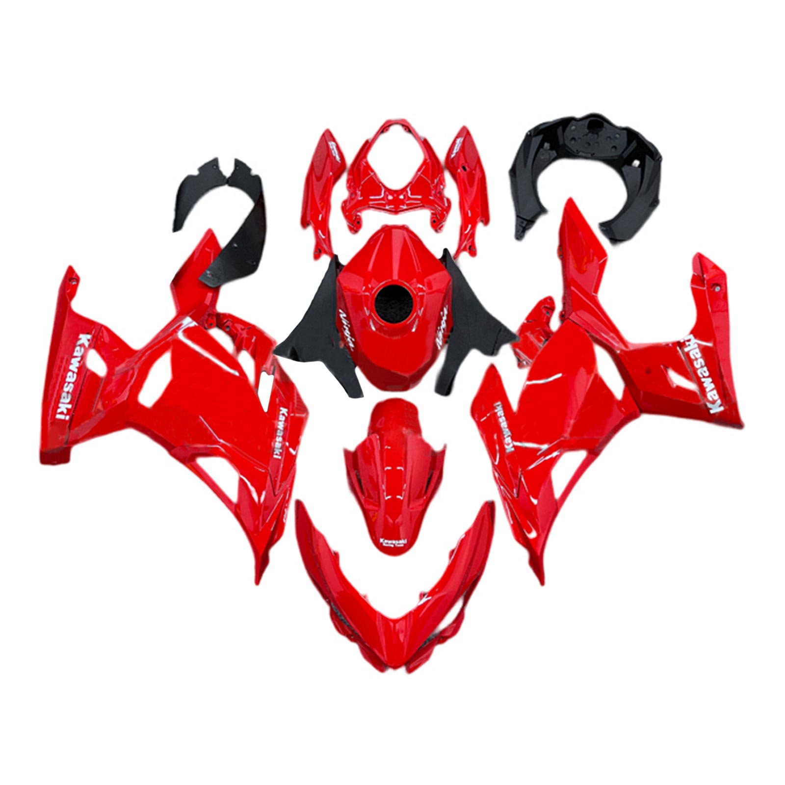 2018-2024 Kawasaki EX400 Ninja400 Injection Fairing Kit Bodywork Plastic ABS Amotopart Fairing #147