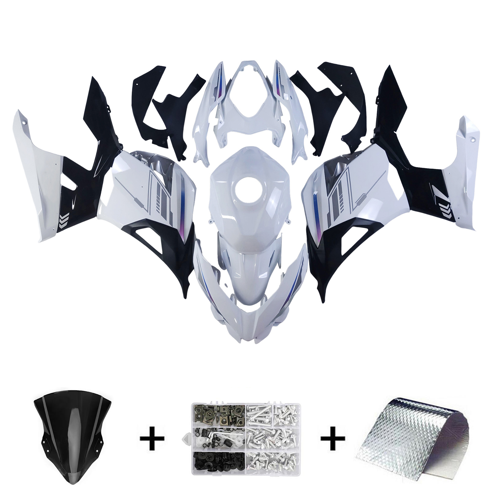 2018-2024 Kawasaki EX400 Ninja400 Injection Fairing Kit Bodywork Plastic ABS Amotopart Fairing #152