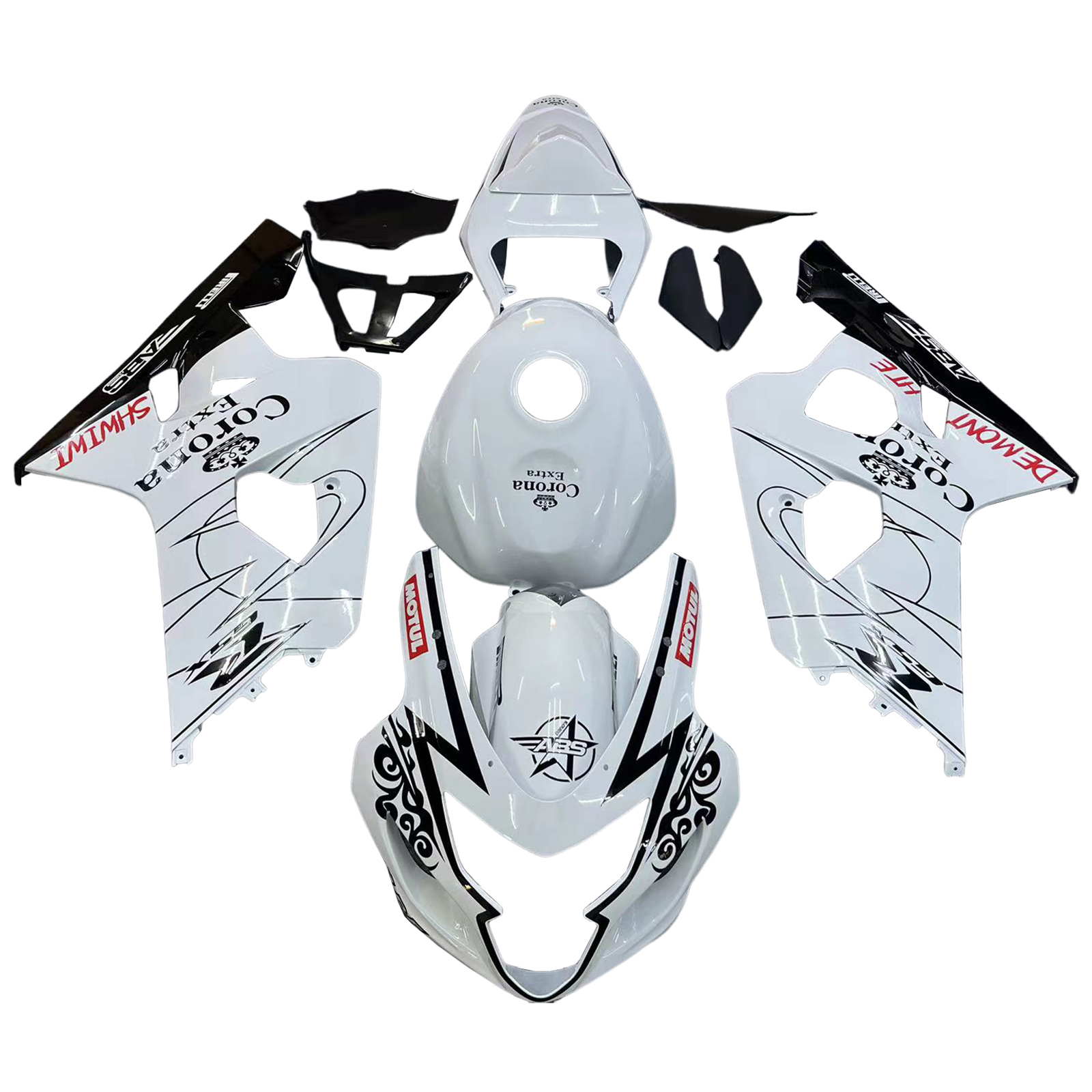 2004-2005 Suzuki GSXR 600/750 K4 Injection Fairing Kit Bodywork Plastic ABS Amotopart Fairing #032