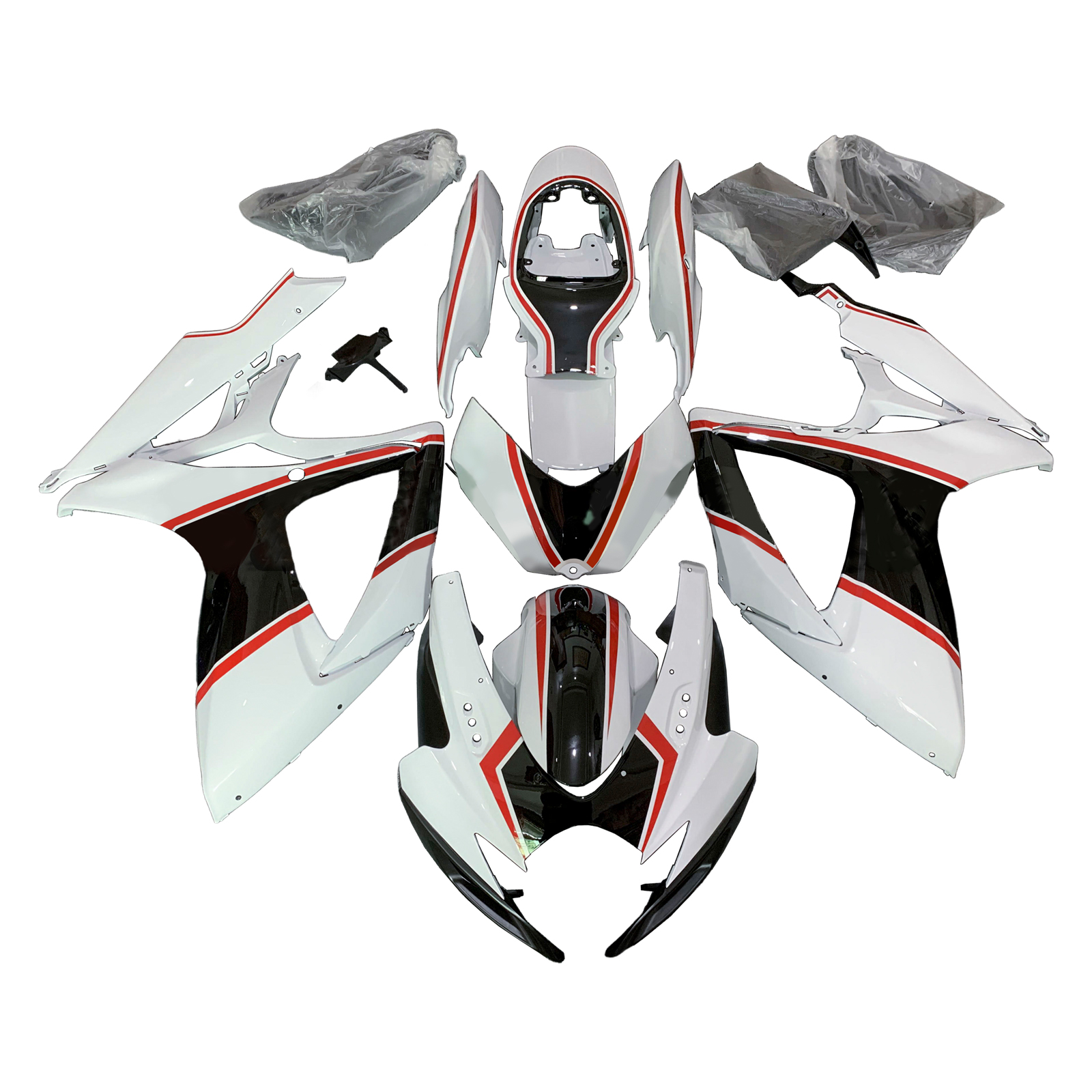 2006-2007 Suzuki GSXR 600/750 K6 Injection Fairing Kit Bodywork Plastic ABS Amotopart Fairing #187