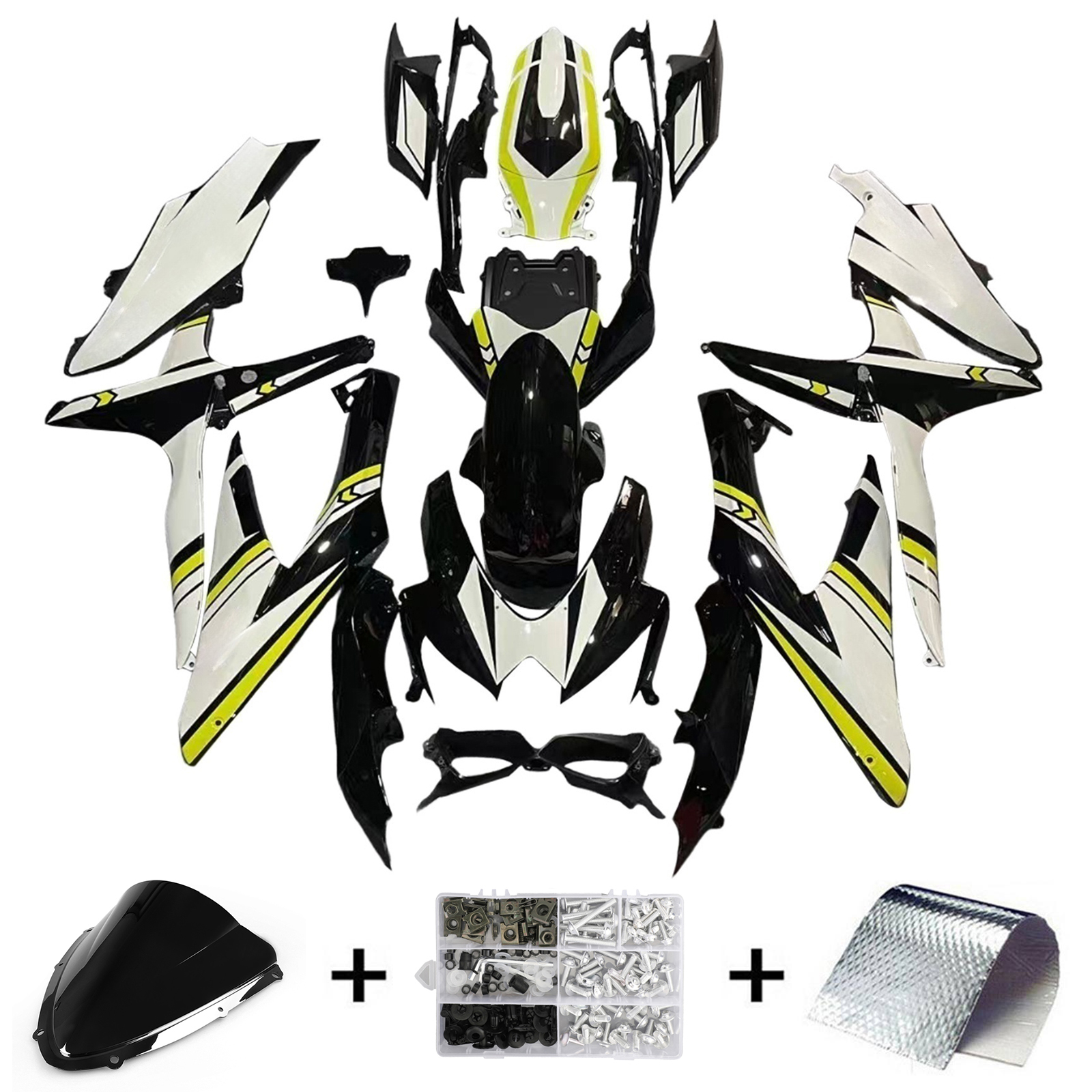 2008-2010  Suzuki GSXR 600/750 K8 Injection Fairing Kit Bodywork Plastic ABS Amotopart Fairing #169