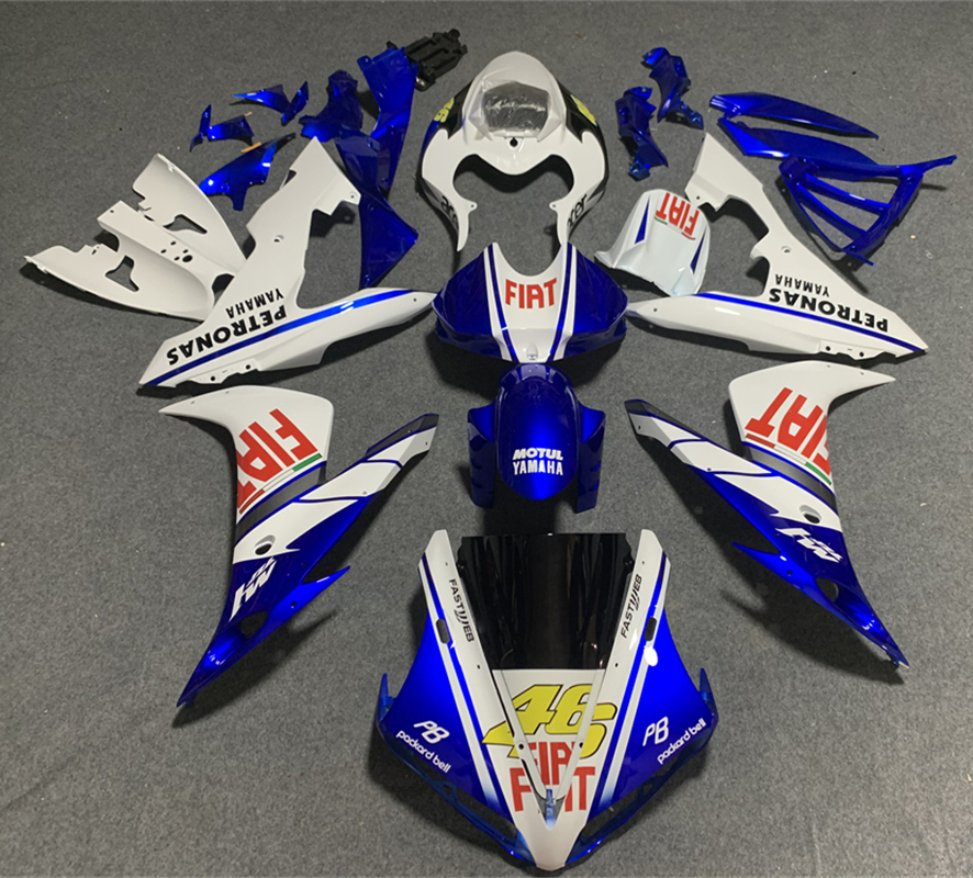 2002-2003 Yamaha YZF-R1 Injection Fairing Kit Bodywork Plastic ABS Amotopart Fairing #025