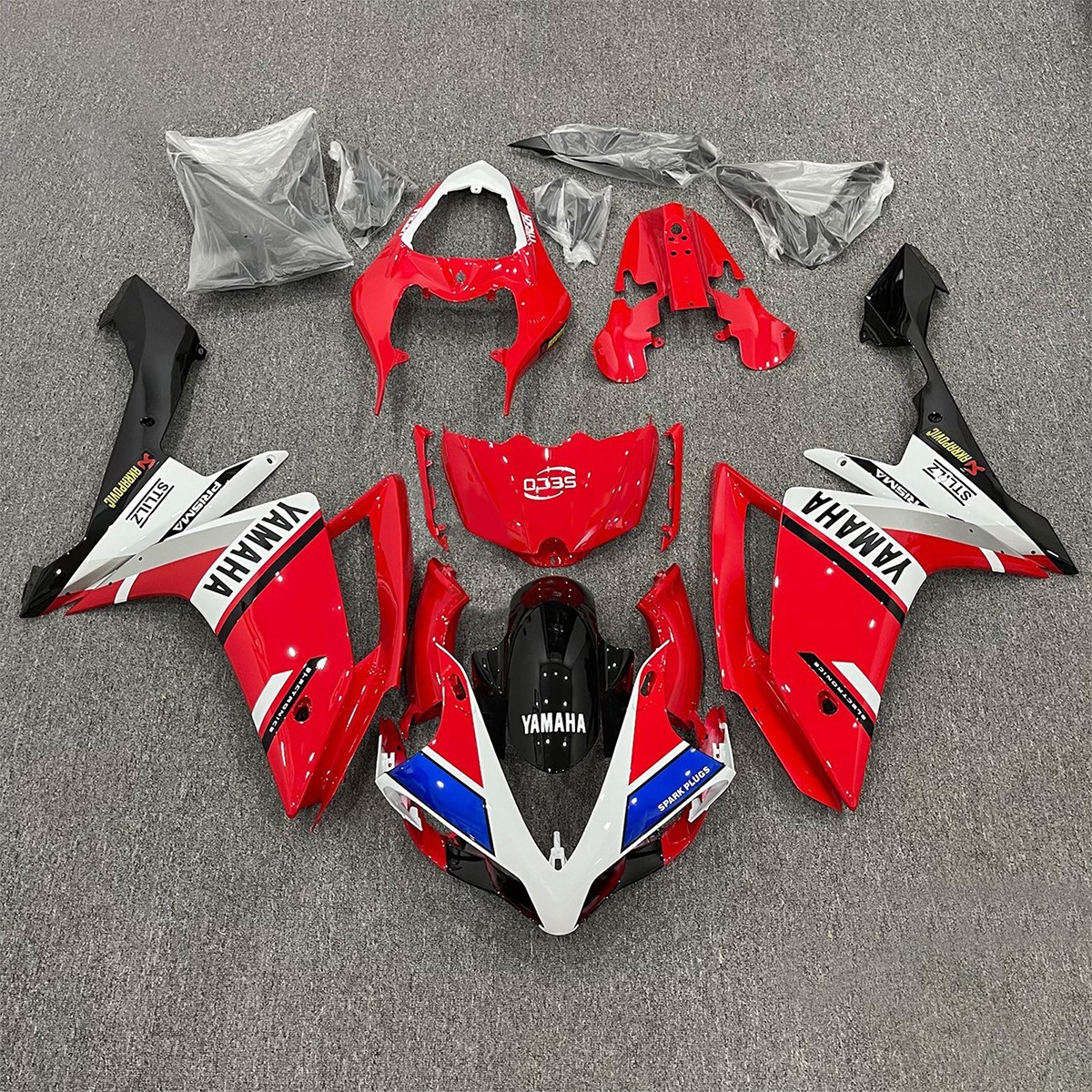 2007-2008 Yamaha YZF-R1 Injection Fairing Kit Bodywork Plastic ABS Amotopart Fairing #130