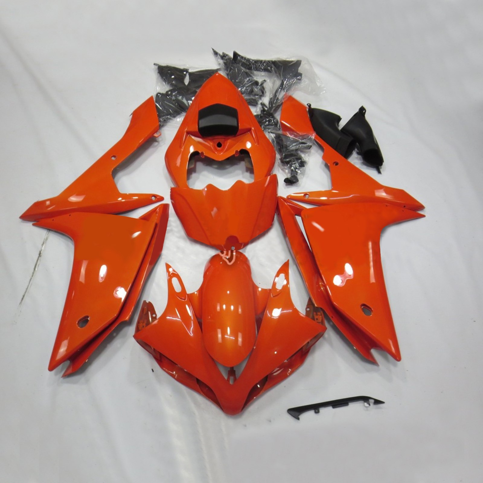 2007-2008 Yamaha YZF-R1 Injection Fairing Kit Bodywork Plastic ABS Amotopart Fairing #132