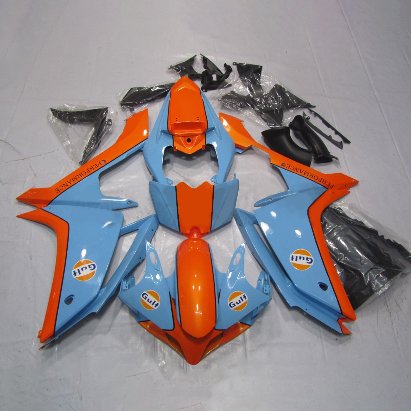 2007-2008 Yamaha YZF-R1 Injection Fairing Kit Bodywork Plastic ABS Amotopart Fairing #139