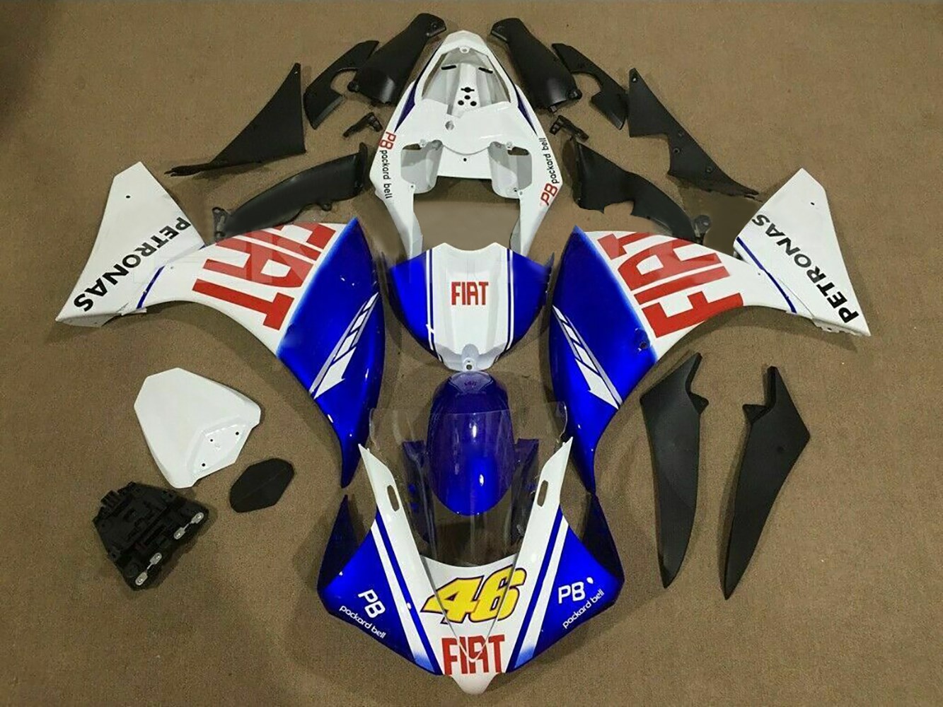 2012-2014 Yamaha YZF 1000 R1 Injection Fairing Kit Bodywork Plastic ABS Amotopart Fairing #013