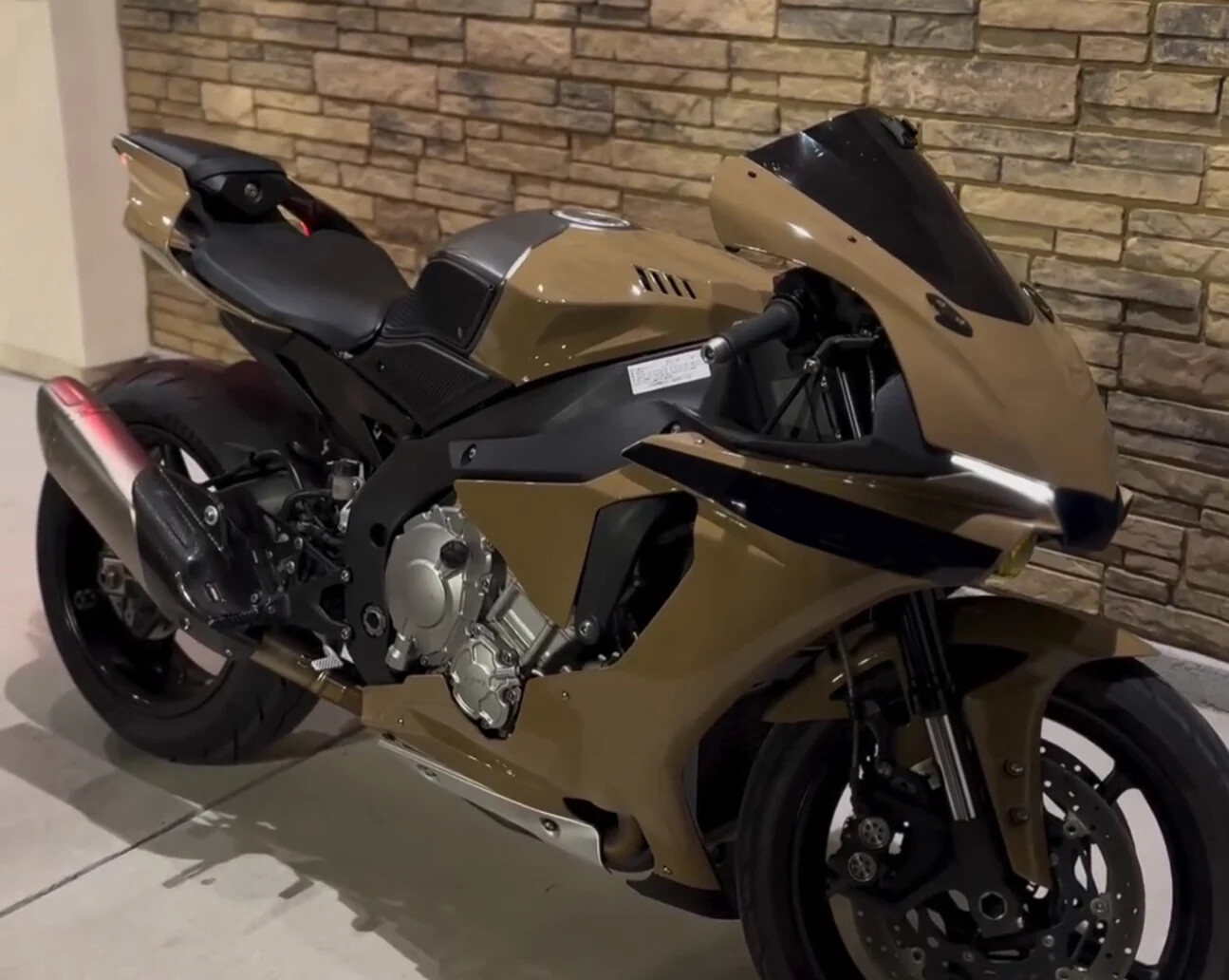 2015-2019 Yamaha YZF 1000 R1 Injection Fairing Kit Bodywork Plastic ABS Amotopart Fairing #163