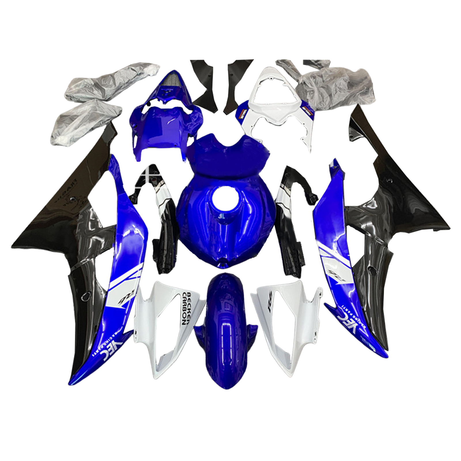 2008-2016 Yamaha YZF 600 R6 Injection Fairing Kit Bodywork Plastic ABS Amotopart Fairing #209 2008-2016 Yamaha YZF 600 R6 Injection Fairing Kit Bodywork Plastic ABS Amotopart Fairing #209
