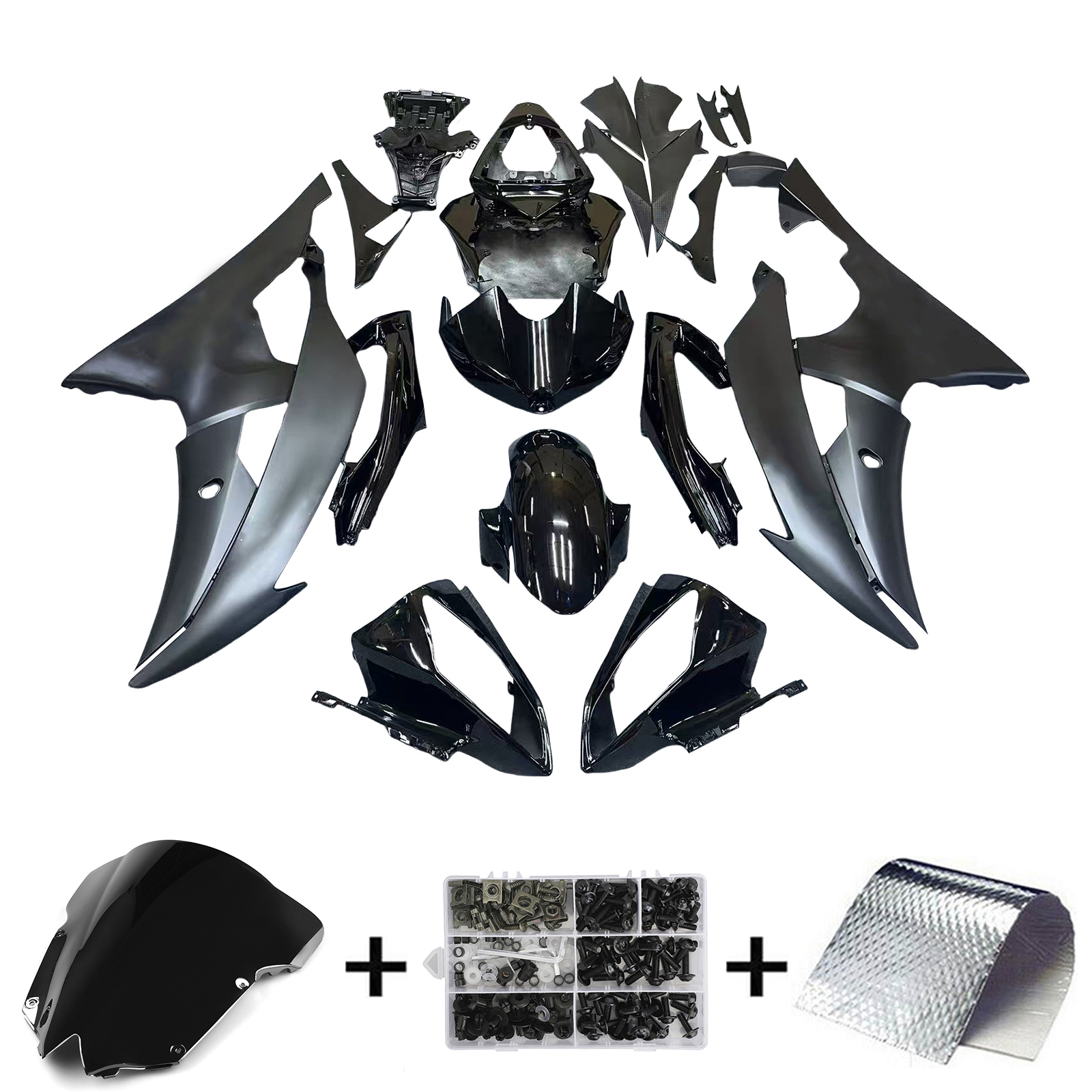 2008-2016 Yamaha YZF 600 R6 Injection Fairing Kit Bodywork Plastic ABS Amotopart Fairing #215