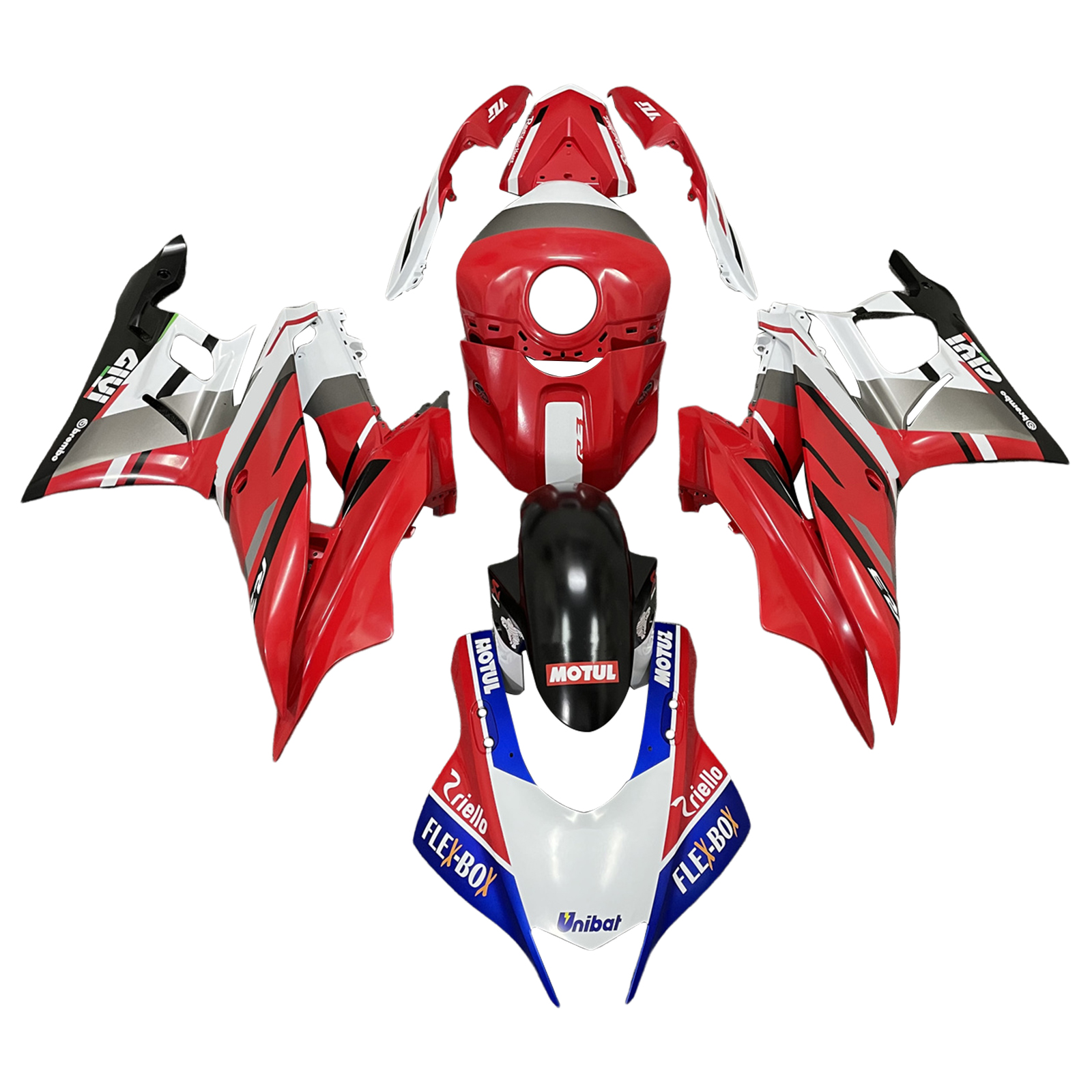 2019-2021 Yamaha YZF-R3 R25 Injection Fairing Kit Bodywork Plastic ABS Amotopart Fairing #136