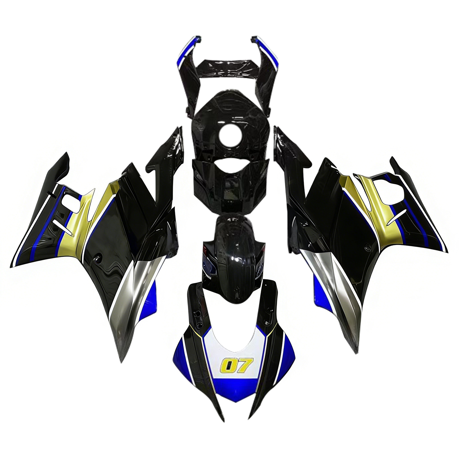 Injection Fairing Kit Bodywork Plastic ABS fit For Yamaha YZF-R3 R25 2019-2021