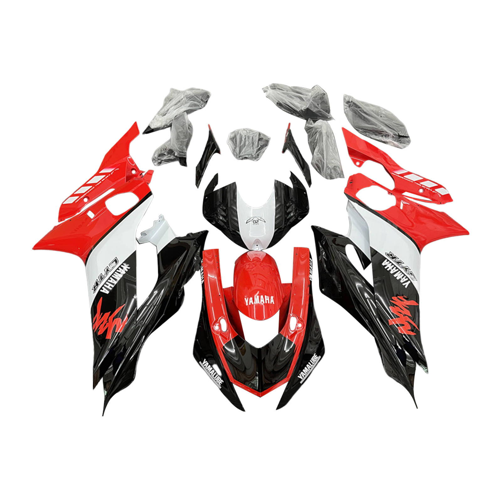 2017-2023 Yamaha YZF-R6 Injection Fairing Kit Bodywork Plastic ABS Amotopart Fairing #123