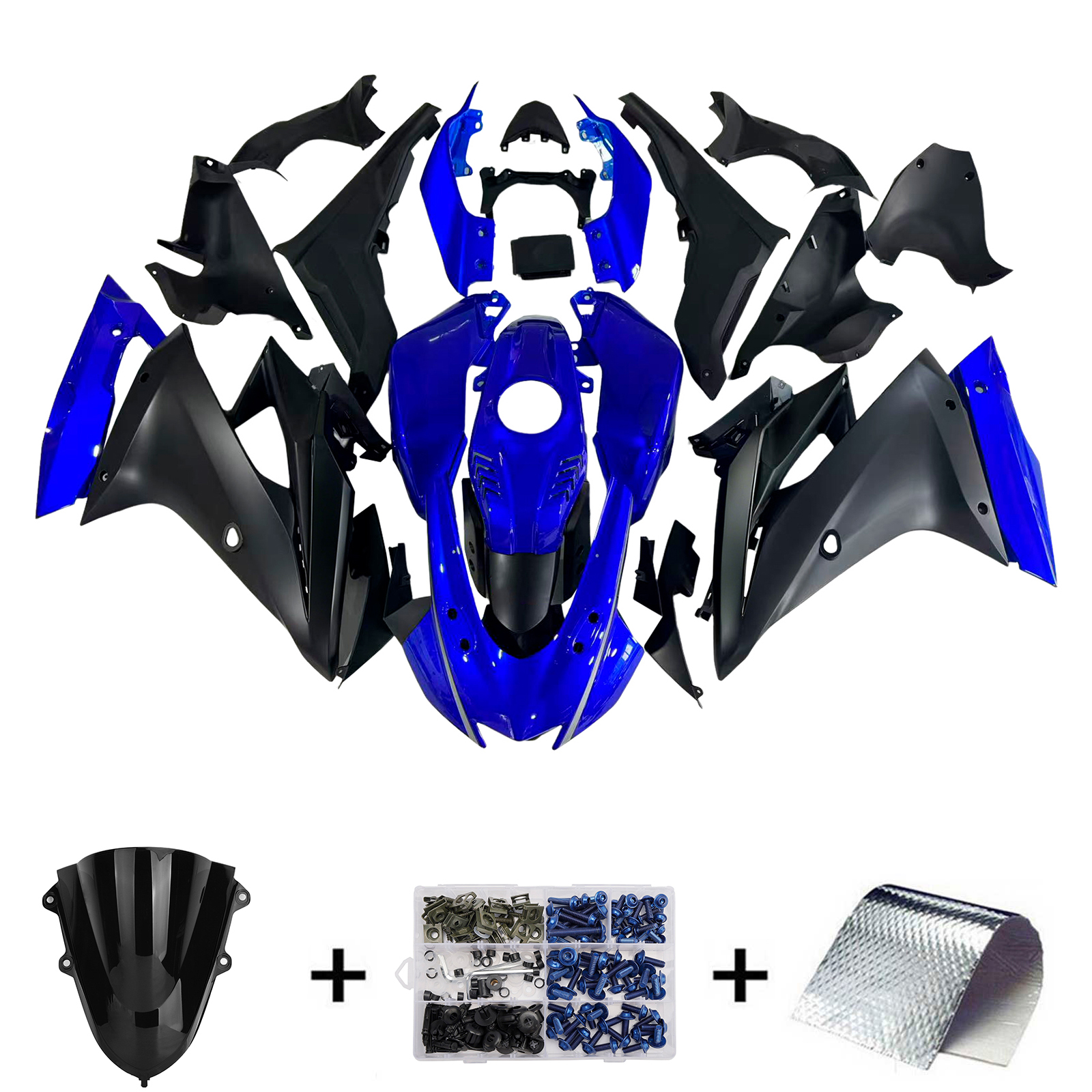 2019-2024 Yamaha YZF R125 Injection Fairing Kit Bodywork Plastic ABS Amotopart Fairing #102