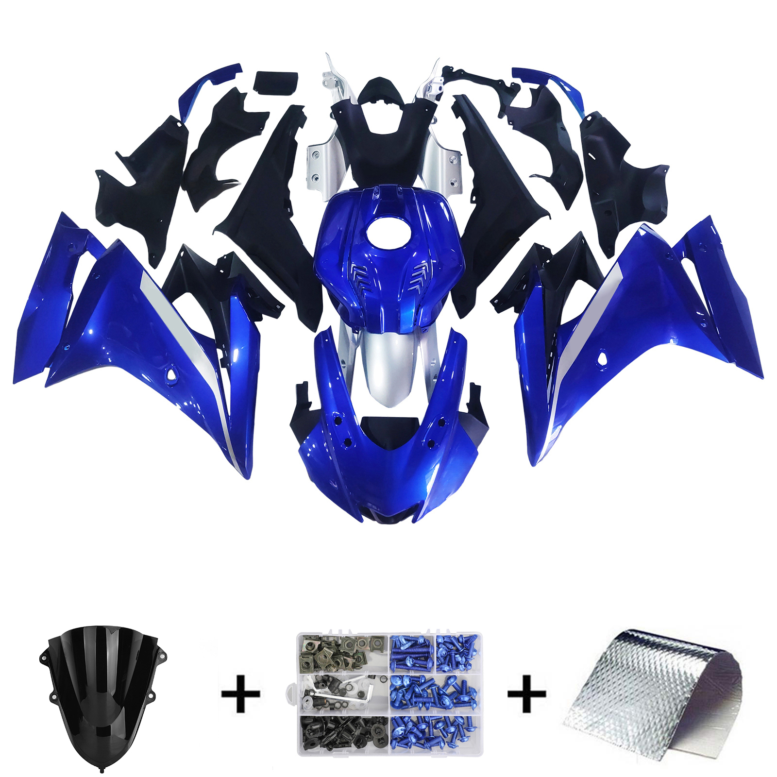 2019-2024 Yamaha YZF R125 Injection Fairing Kit Bodywork Plastic ABS Amotopart Fairing #107