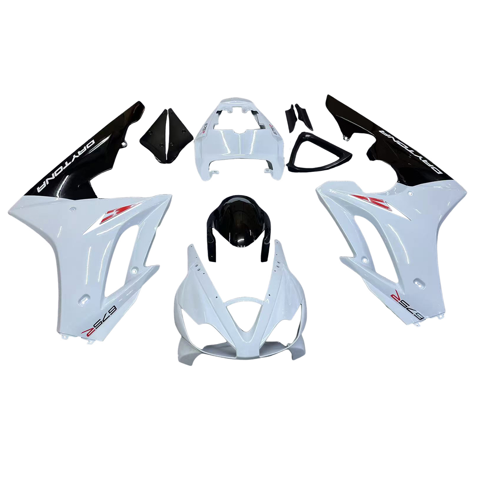2006-2008 Triumph Daytona 675 Injection Fairing Kit Bodywork Plastic ABS Amotopart Fairing #108