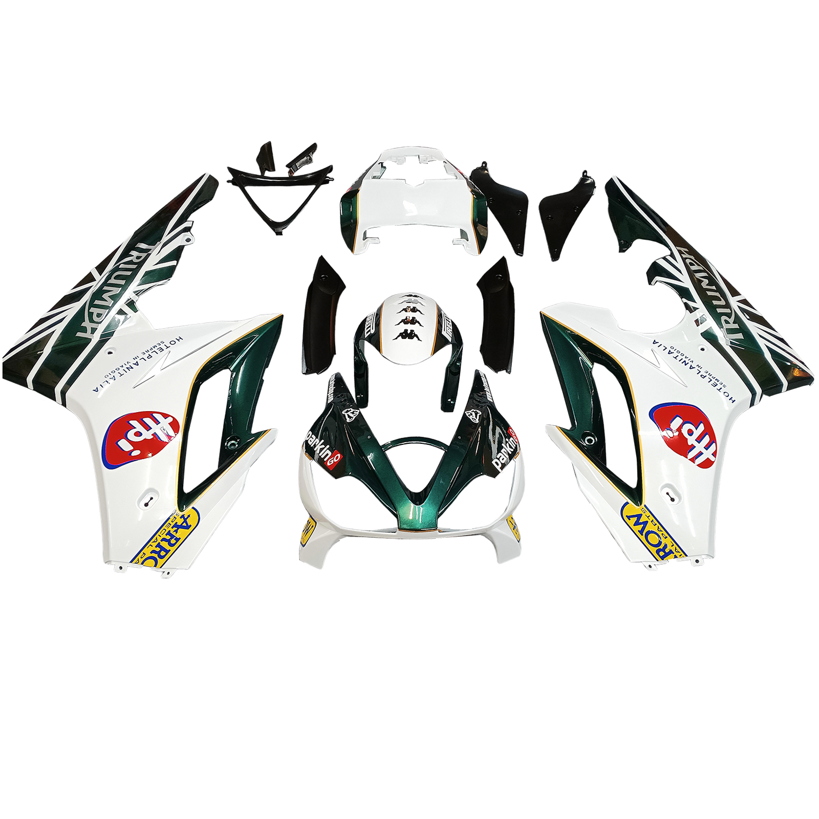 2006-2008 Triumph Daytona 675 Injection Fairing Kit Bodywork Plastic ABS Amotopart Fairing #115