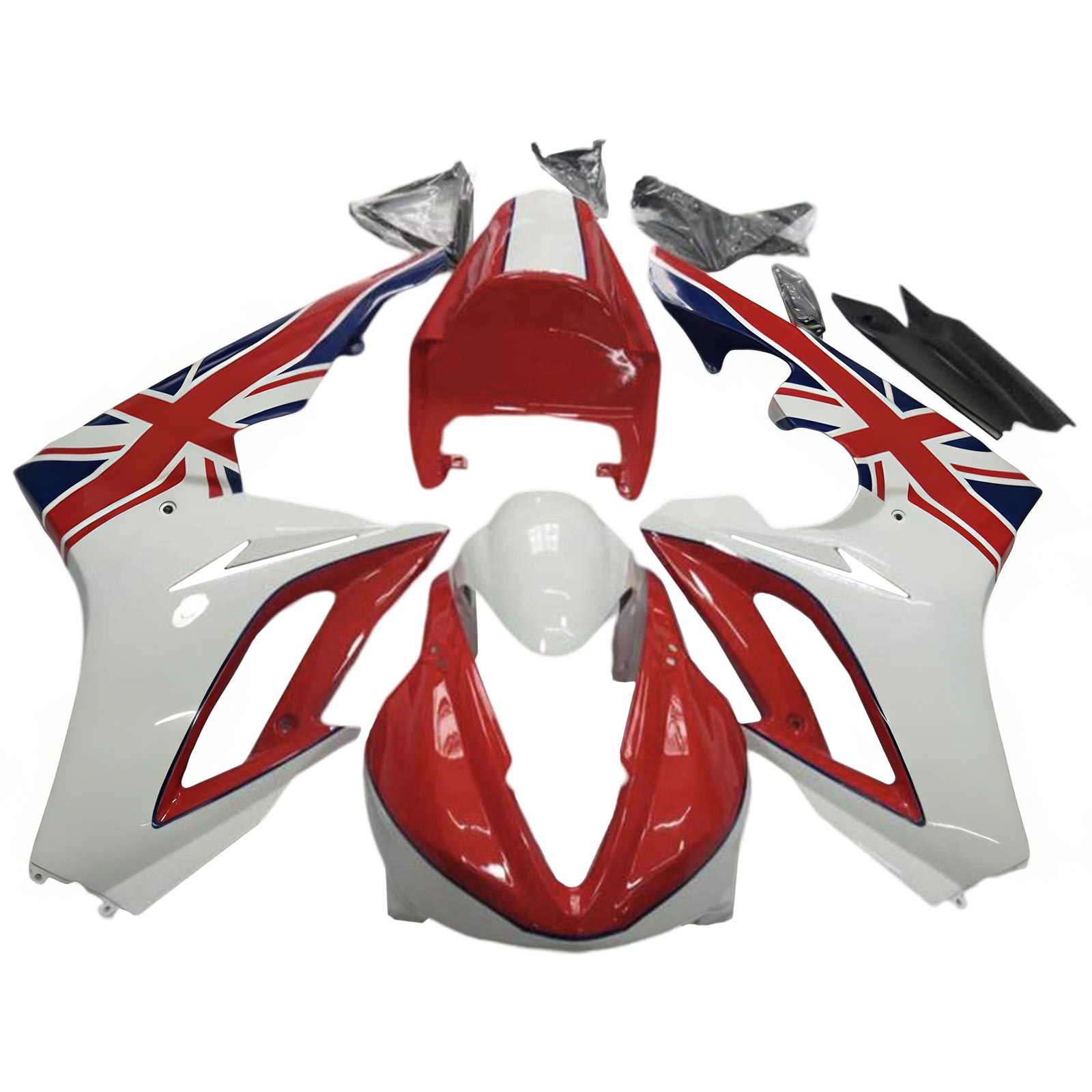 Injection Fairing Kit Bodywork Plastic ABS fit For Triumph Daytona 675 2009-2012
