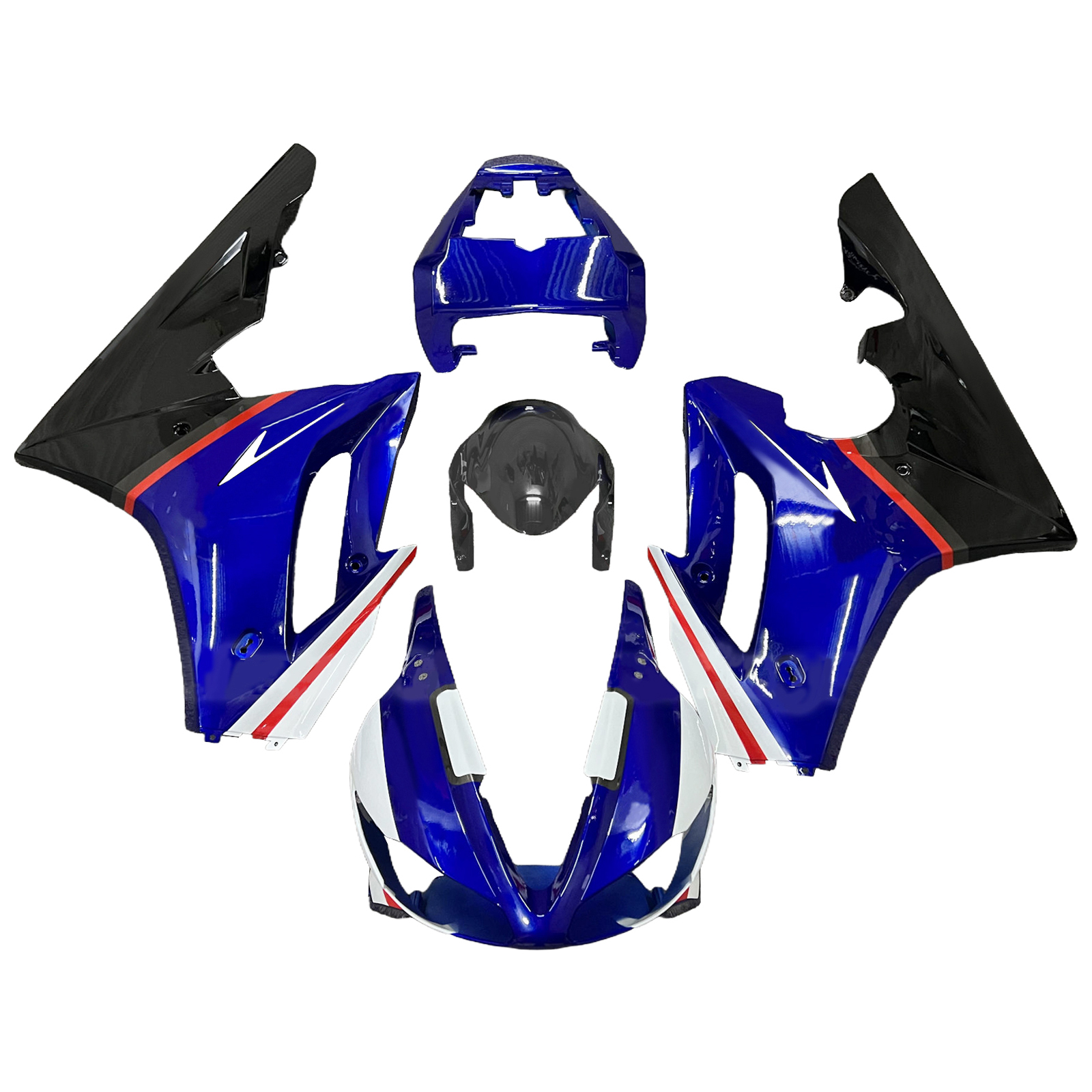 2009-2012 Triumph Daytona 675 Injection Fairing Kit Bodywork Plastic ABS Amotopart Fairing #131