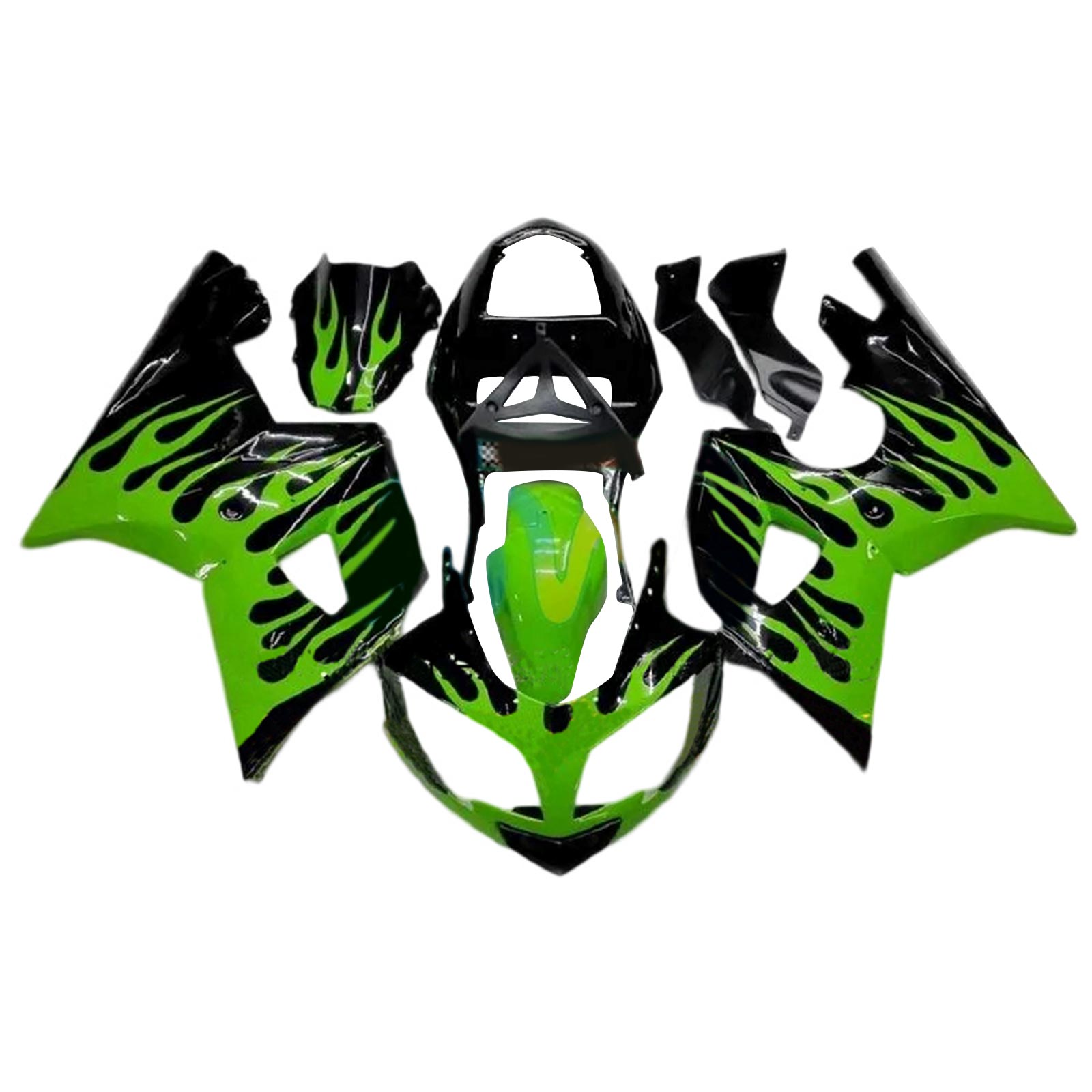 2002-2005 Triumph Daytona 600 650 Injection Fairing Kit Bodywork Plastic ABS Amotopart Fairing #115