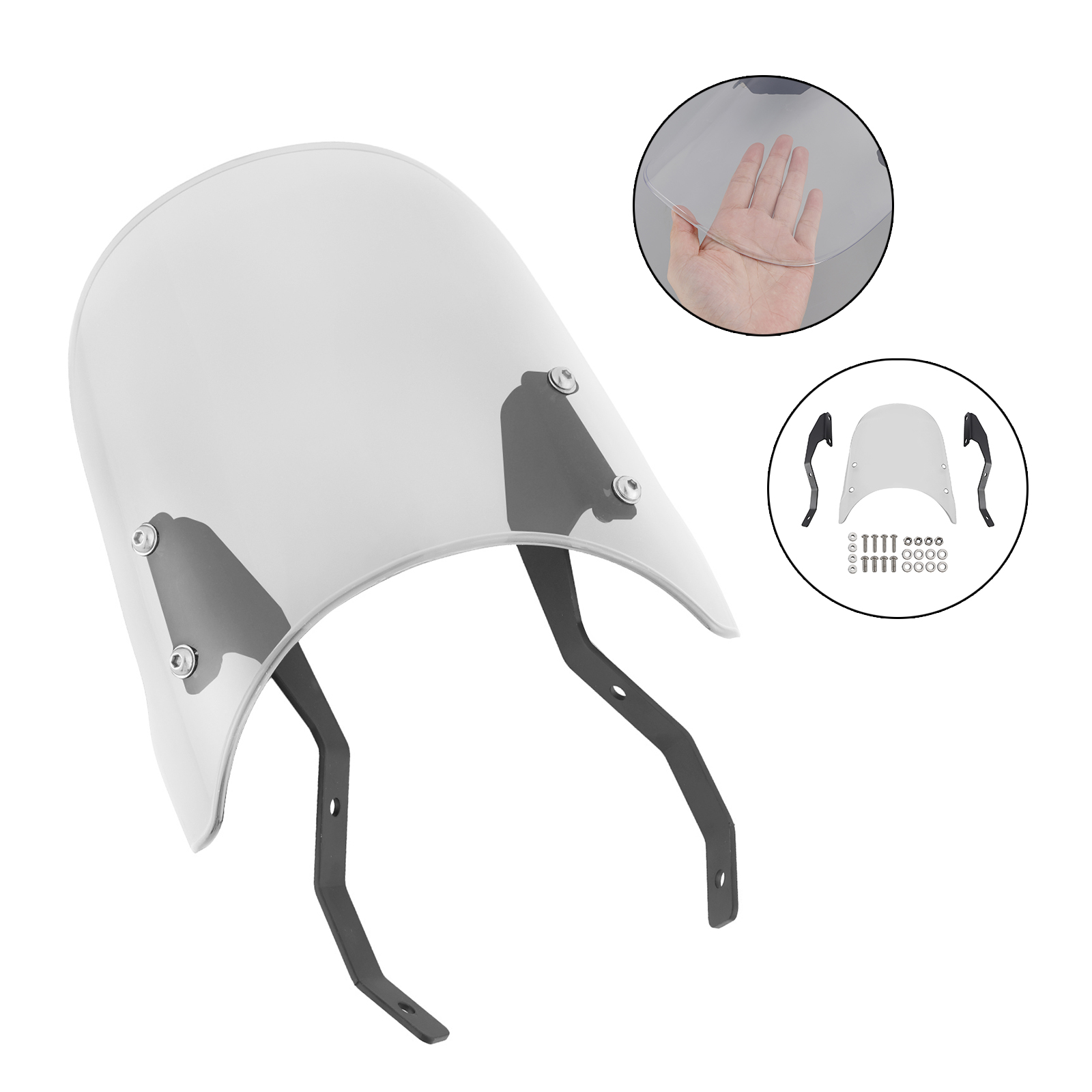 2023-2024 HONDA Rebel 250 300 500 CL250 CL300 CL500 Windshield WindScreen Clear Generic
