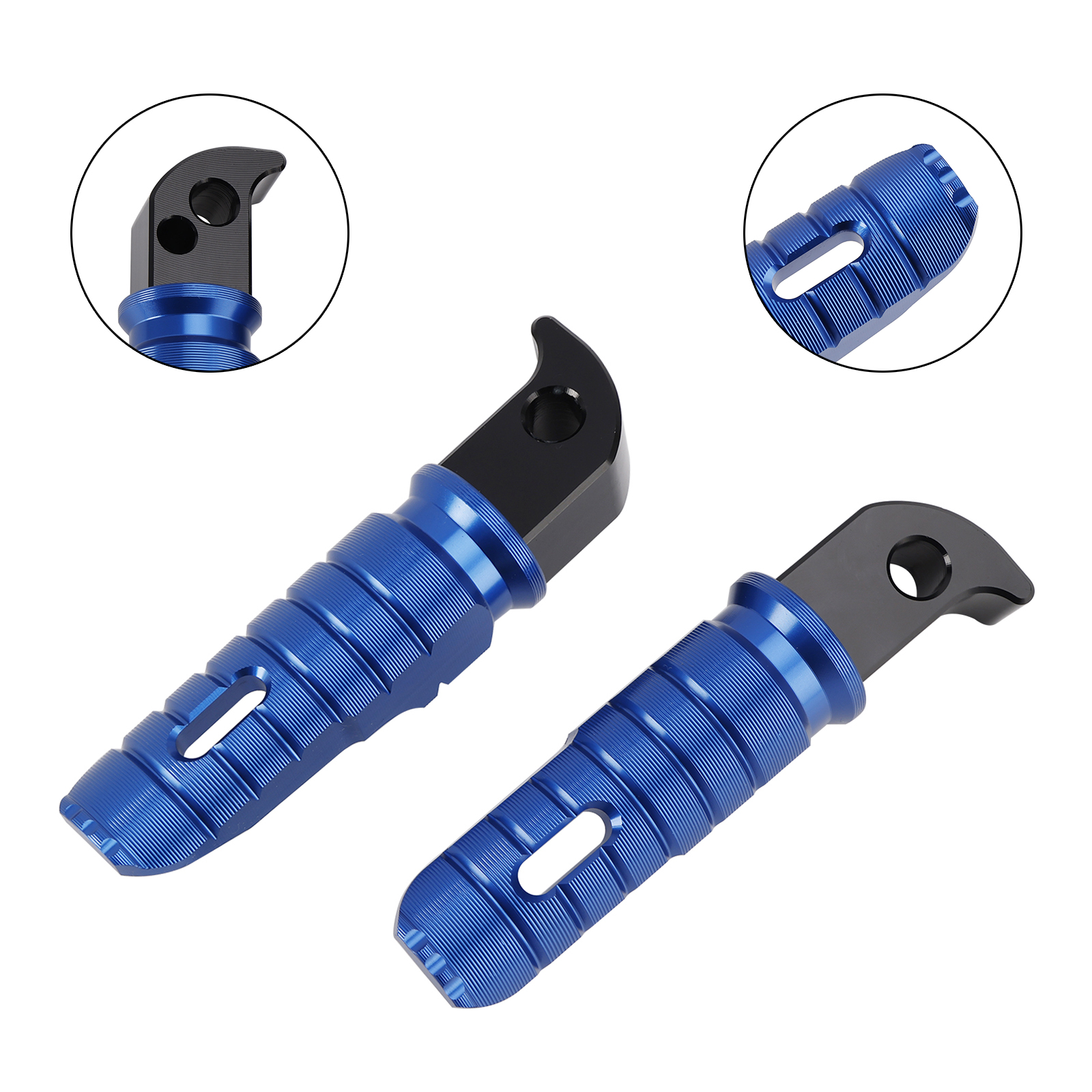 2021-2024 Yamaha YZF R7 MT07 MT09 Tracer 9/ GT/ GT+Rear Footrests Foot Peg Blue Generic