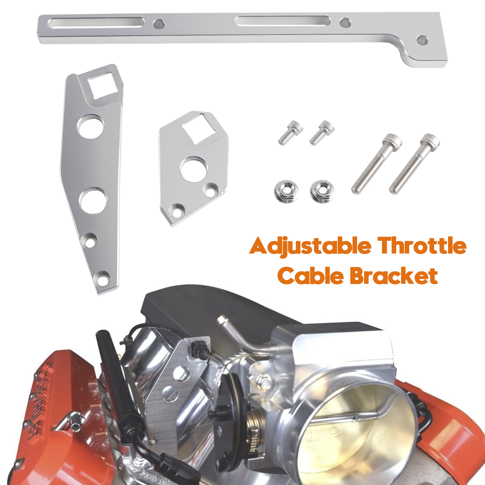 102mm Sheet Metal Intake Port LS1 Adjustable Throttle Cable Bracket 551446 Generic 102mm Sheet Metal Intake Port LS1 Adjustable Throttle Cable Bracket 551446 Generic