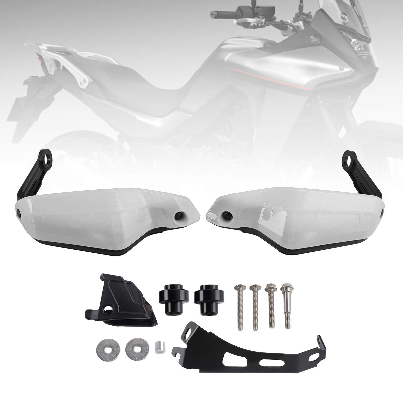 2023-2024 Honda XL750 Transalp Motorcycle Protector Hand Guards WHI Generic