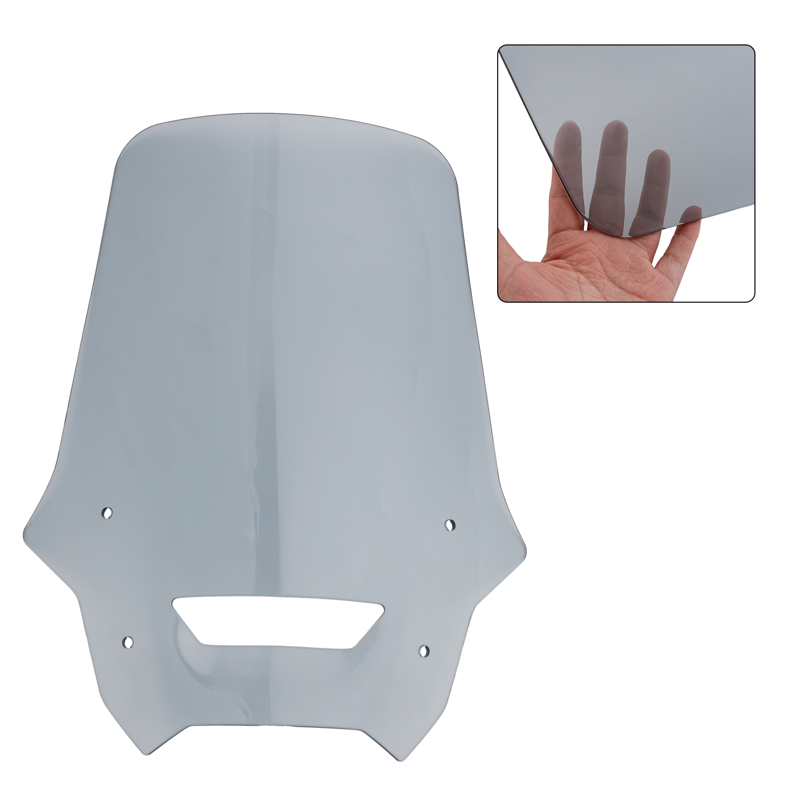 2024-2025 Windshield WindScreen fit for HONDA NX400 2024 NX500 Grey Generic 2024-2025 Windshield WindScreen fit for HONDA NX400 2024 NX500 Grey Generic